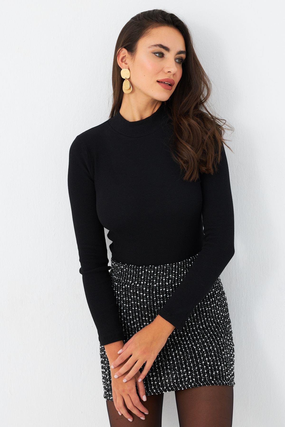 Kadın Camel Kaşkorse Basic Bluz AYD389