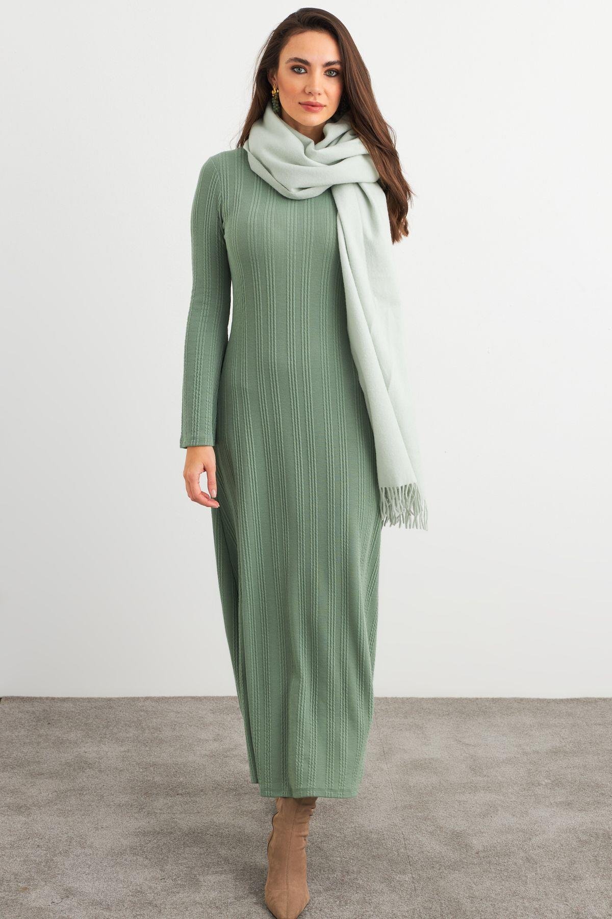 Kadın Mint Basic Maxi Elbise MTF30