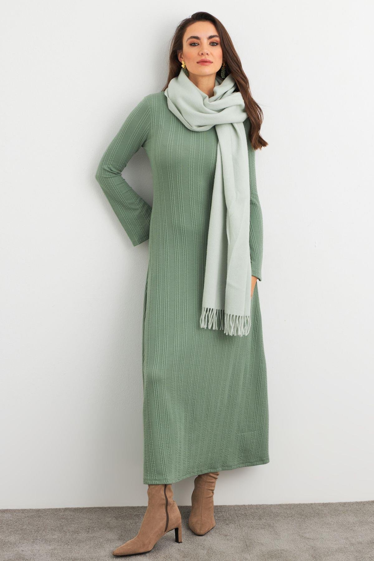 Kadın Mint Basic Maxi Elbise MTF30
