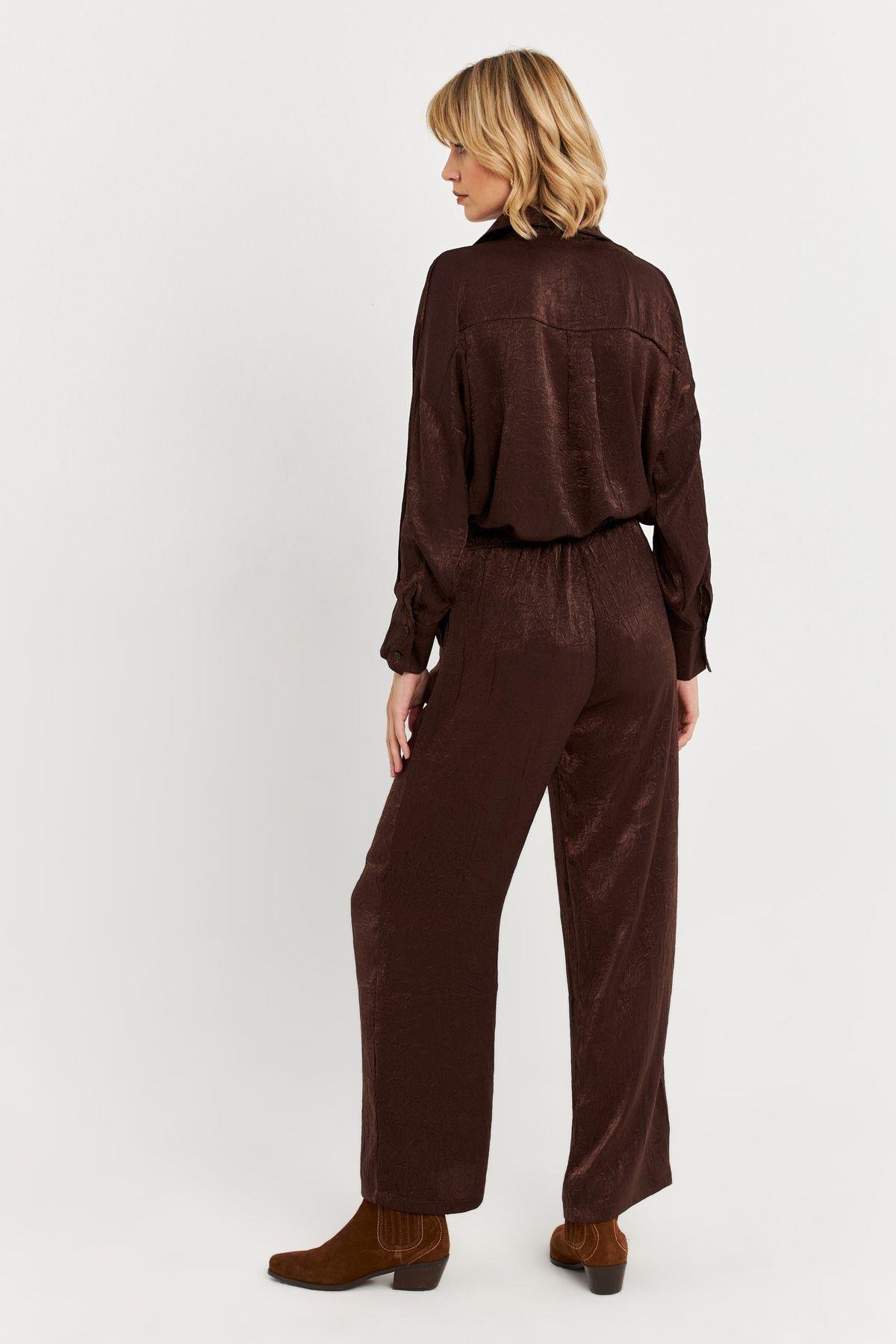 Kadın Mint Saten Pantolon MCAR1128