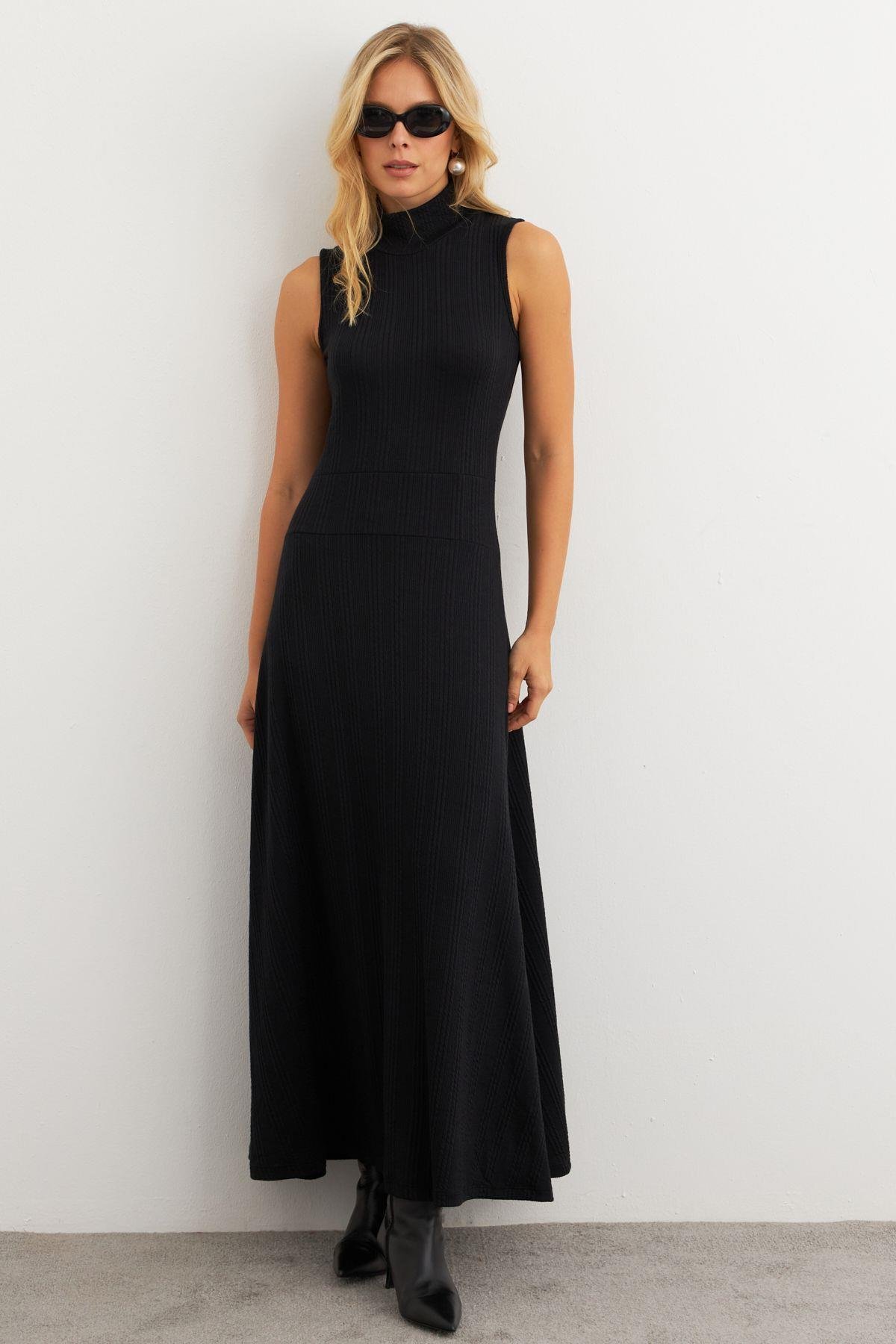Kadın Vanilya Basic Maxi Elbise MTF29
