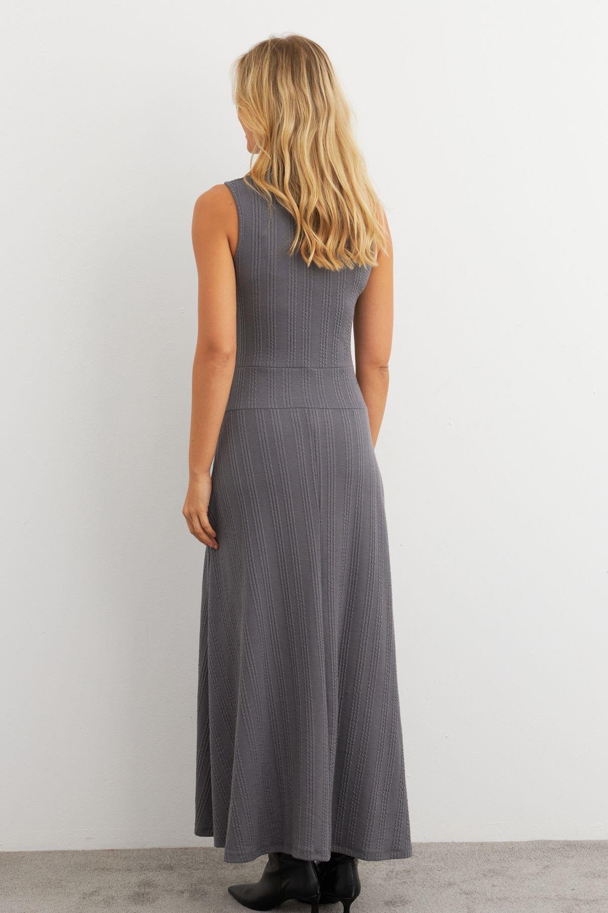 Kadın Vanilya Basic Maxi Elbise MTF29