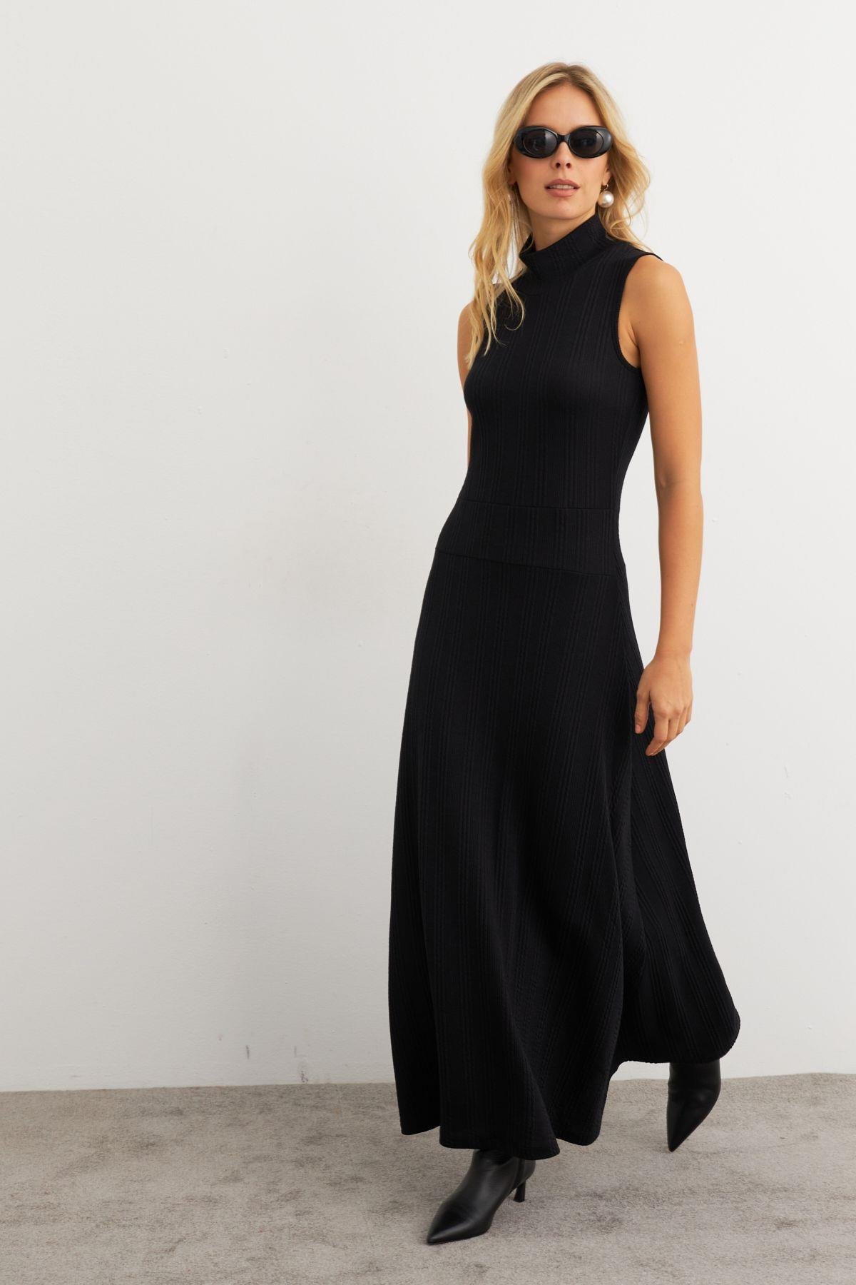 Kadın Vanilya Basic Maxi Elbise MTF29