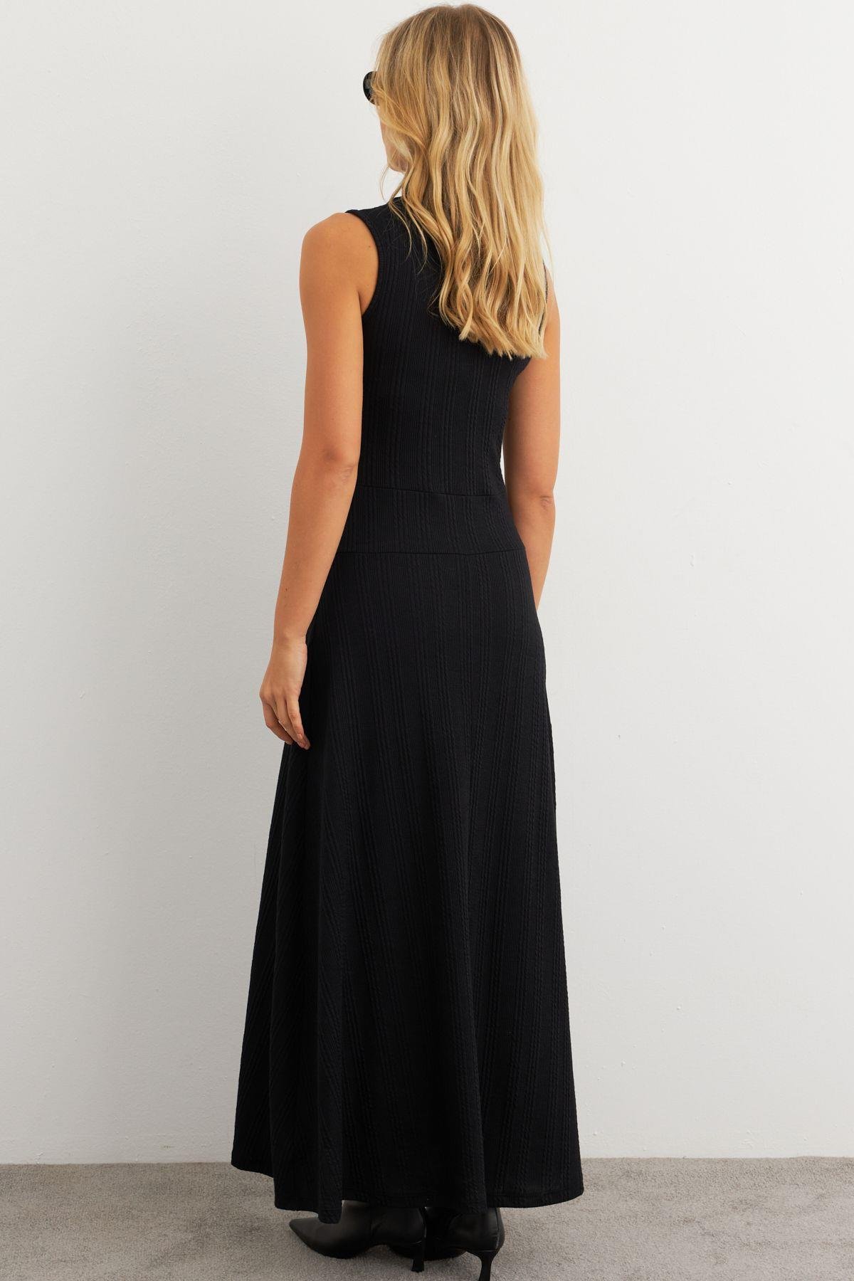 Kadın Vanilya Basic Maxi Elbise MTF29