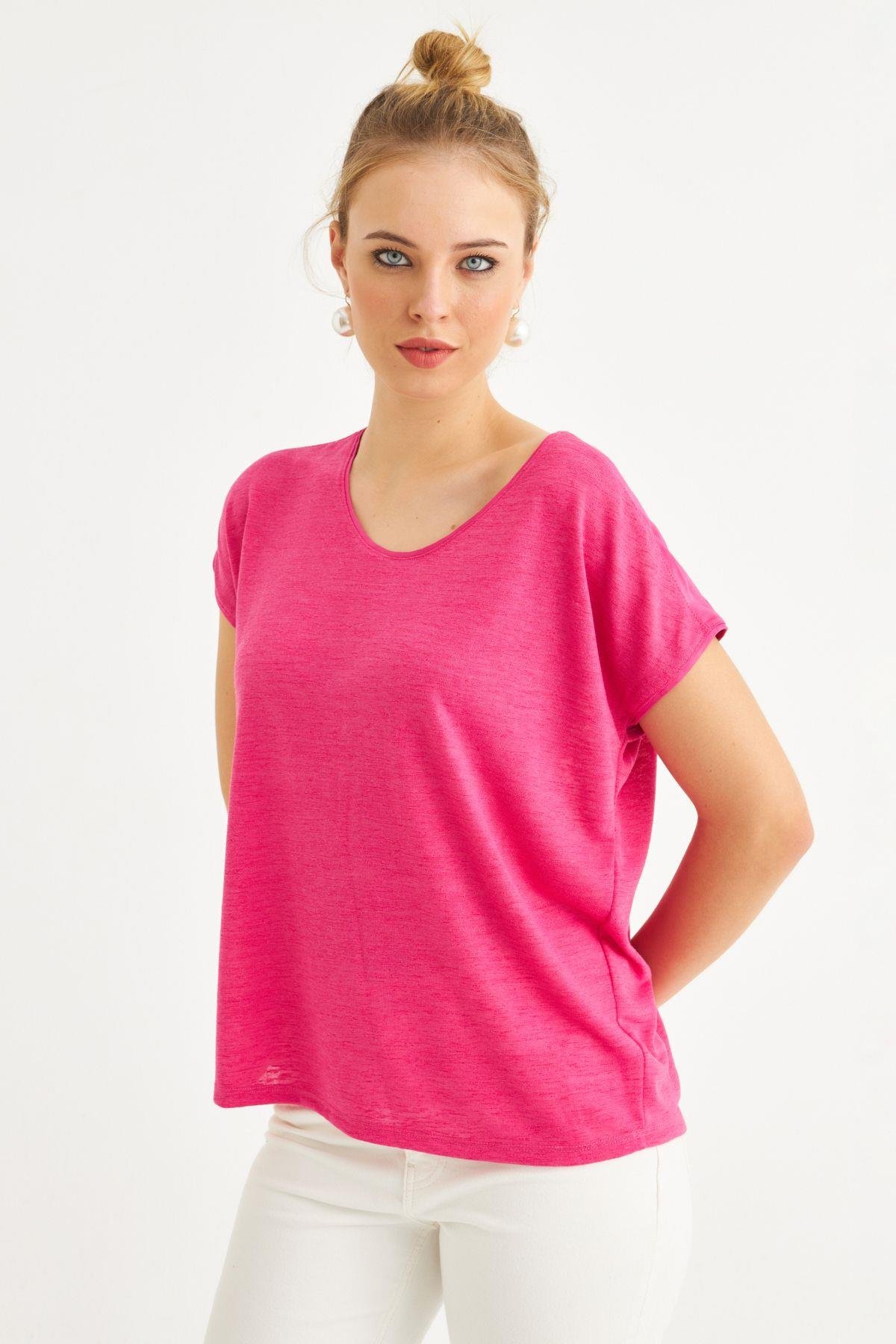 Kadın Yeşil Basic Bluz AYD410