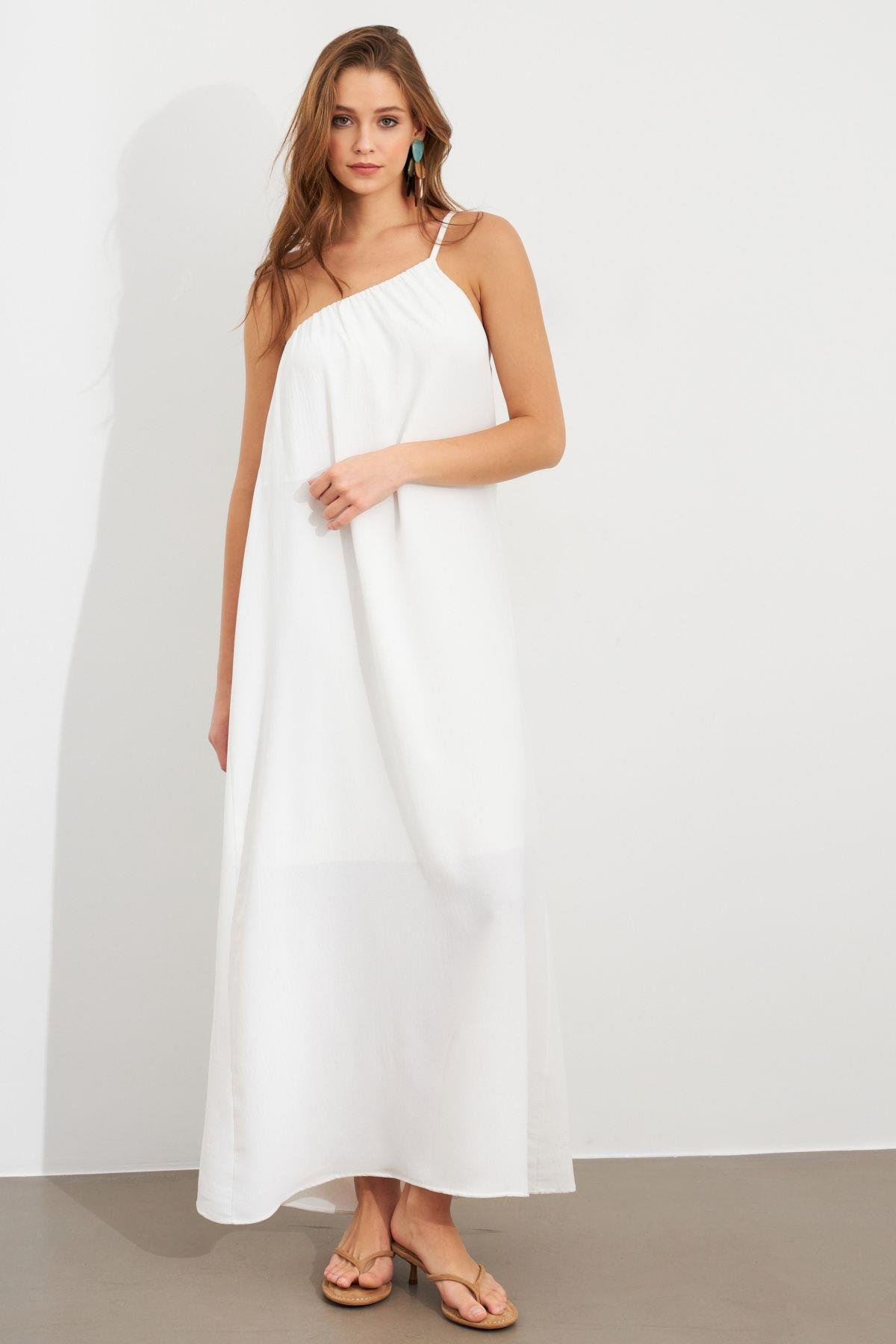Kadın Yeşil Maxi Basic Elbise İRE1012