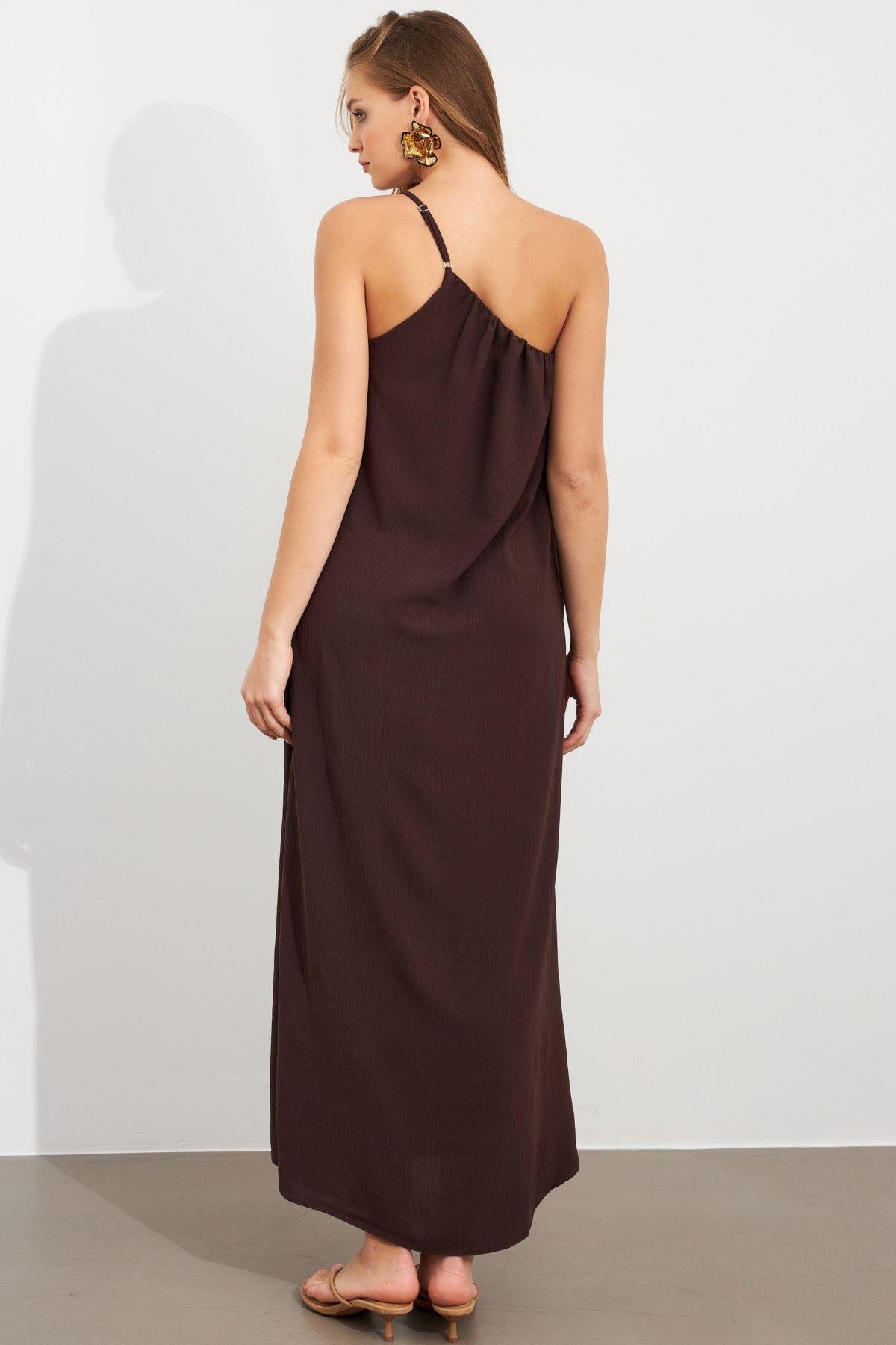 Kadın Yeşil Maxi Basic Elbise İRE1012