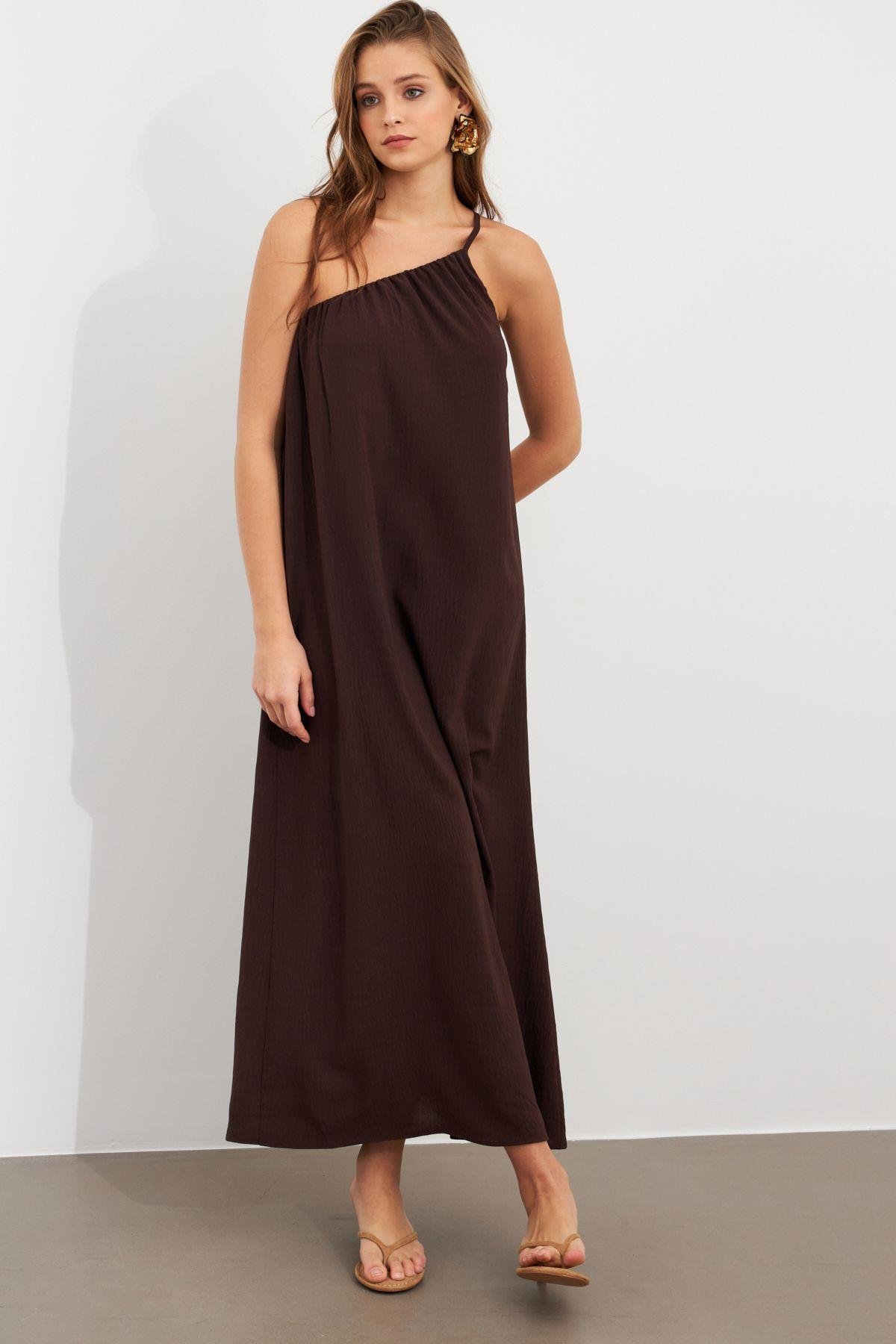 Kadın Yeşil Maxi Basic Elbise İRE1012