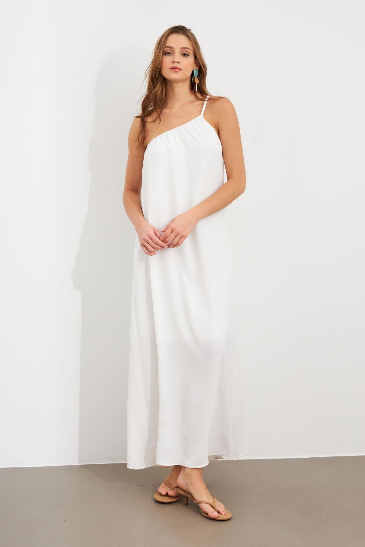 Kadın Yeşil Maxi Basic Elbise İRE1012