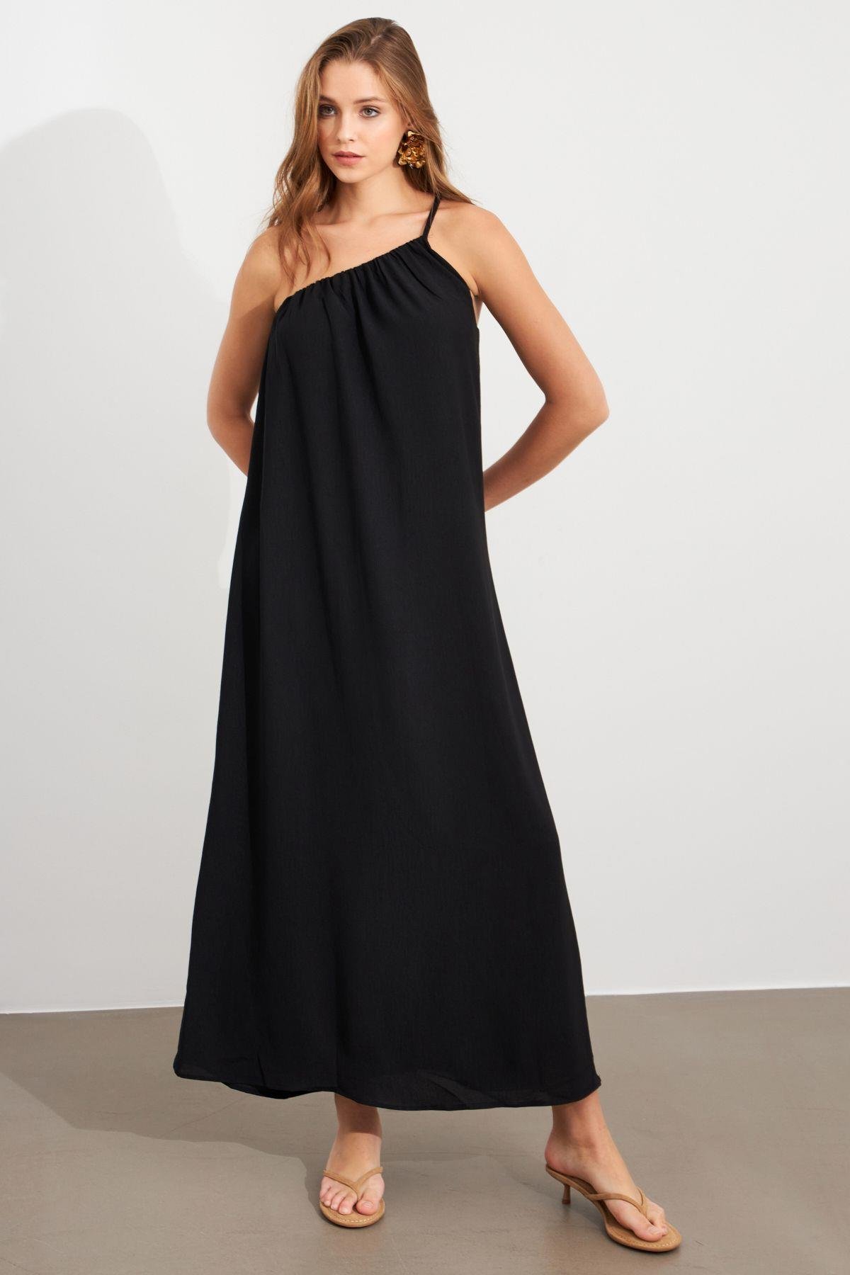 Kadın Yeşil Maxi Basic Elbise İRE1012