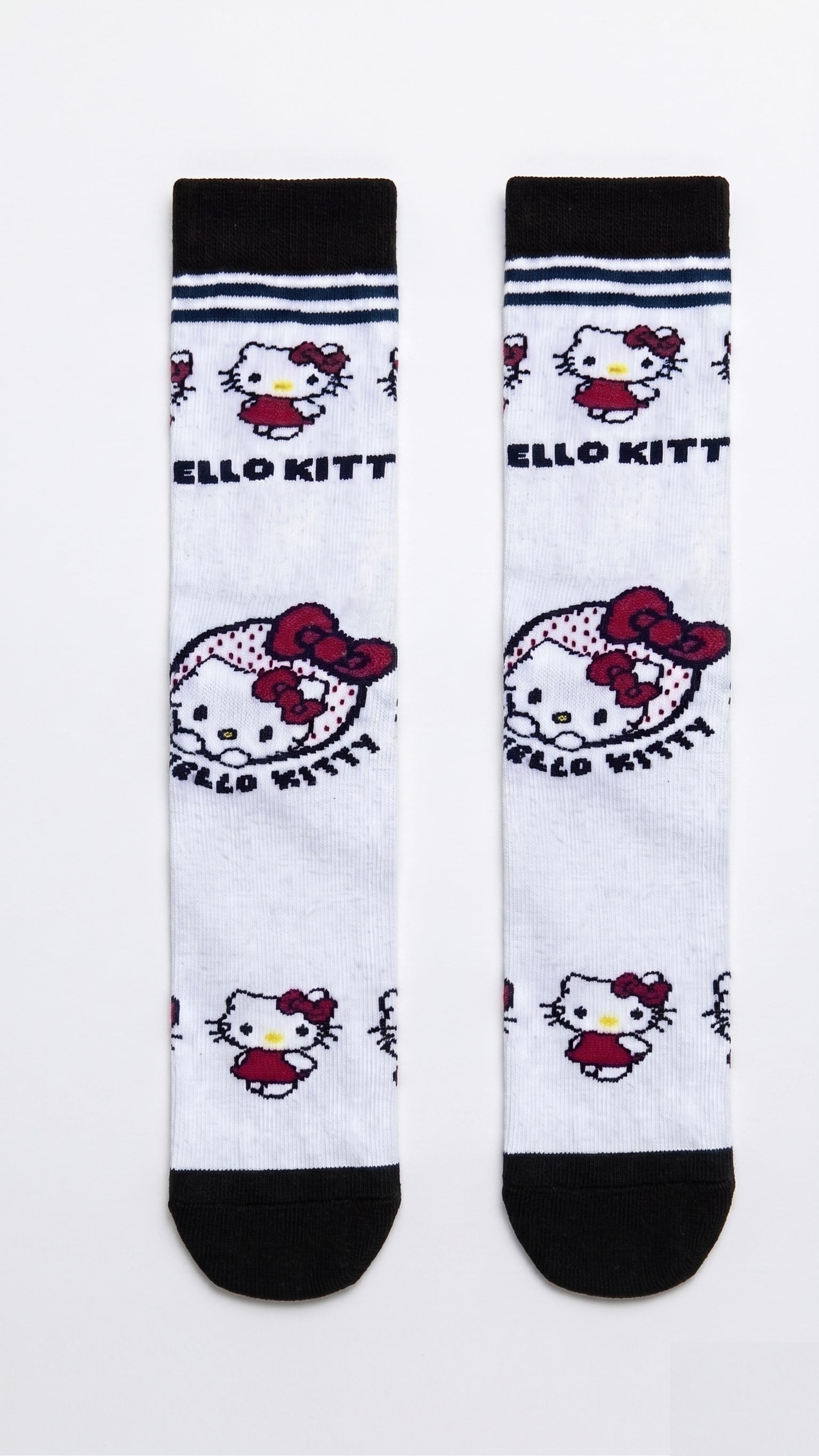 Beyaz Hello Kitty Unisex Çorap 