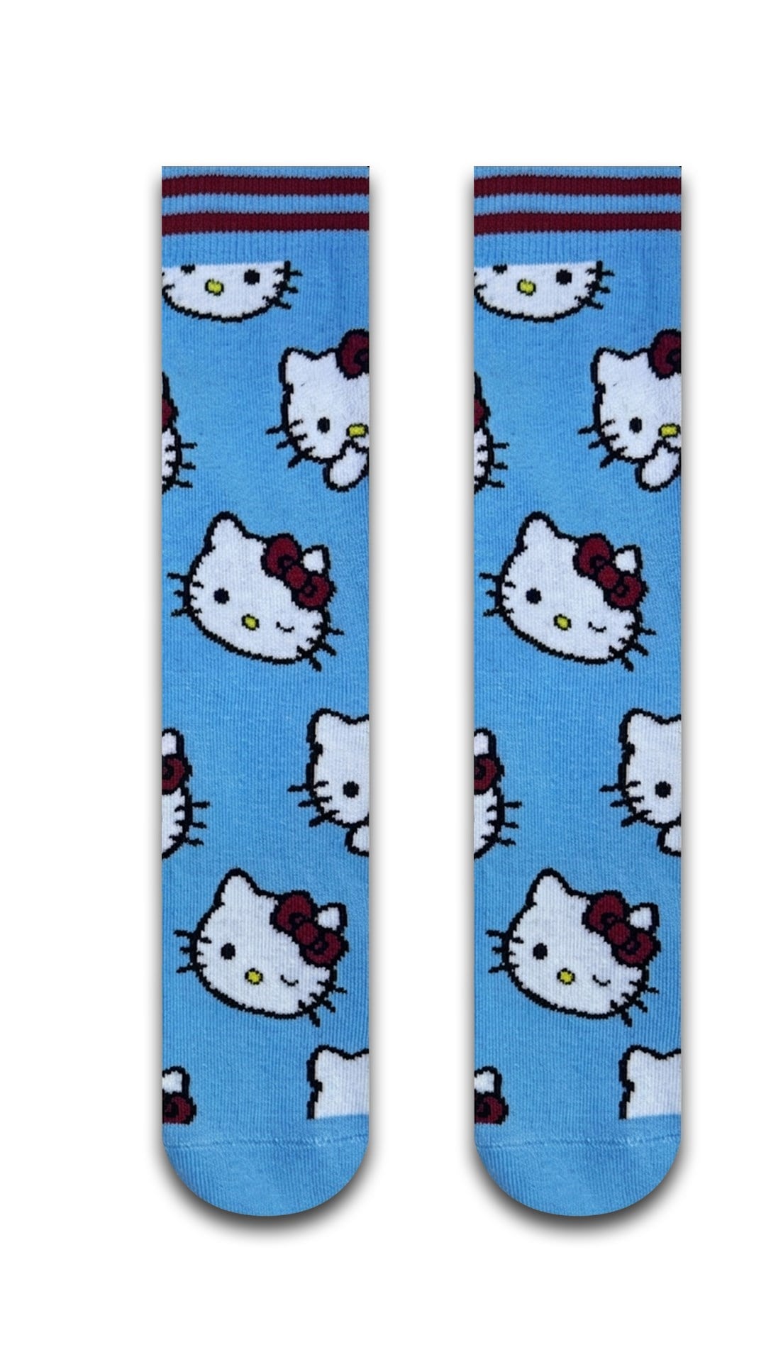 Hello Kittys Renkli  Unisex Çorap 
