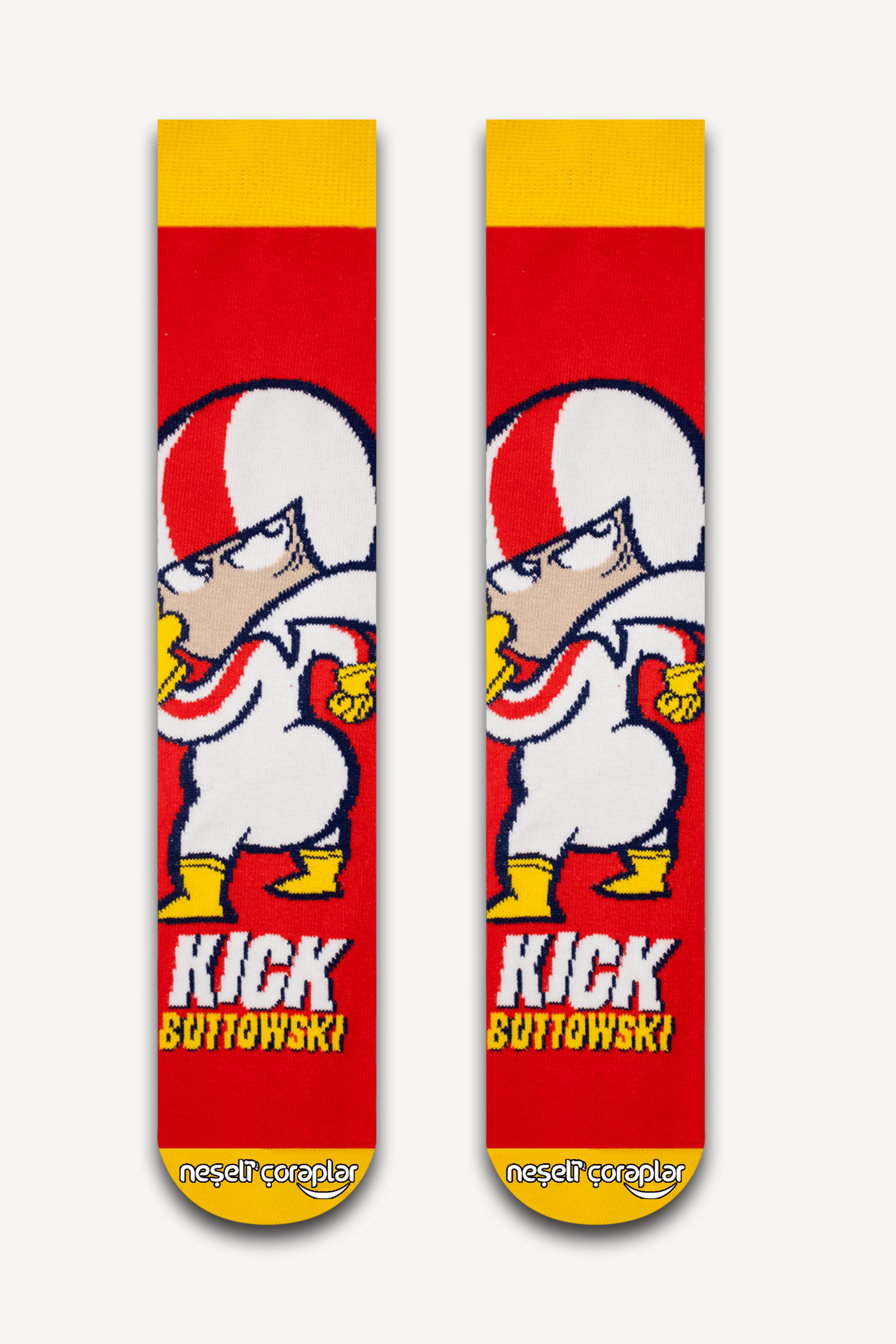 Kick Buttowski Renkli Unisex Çorap