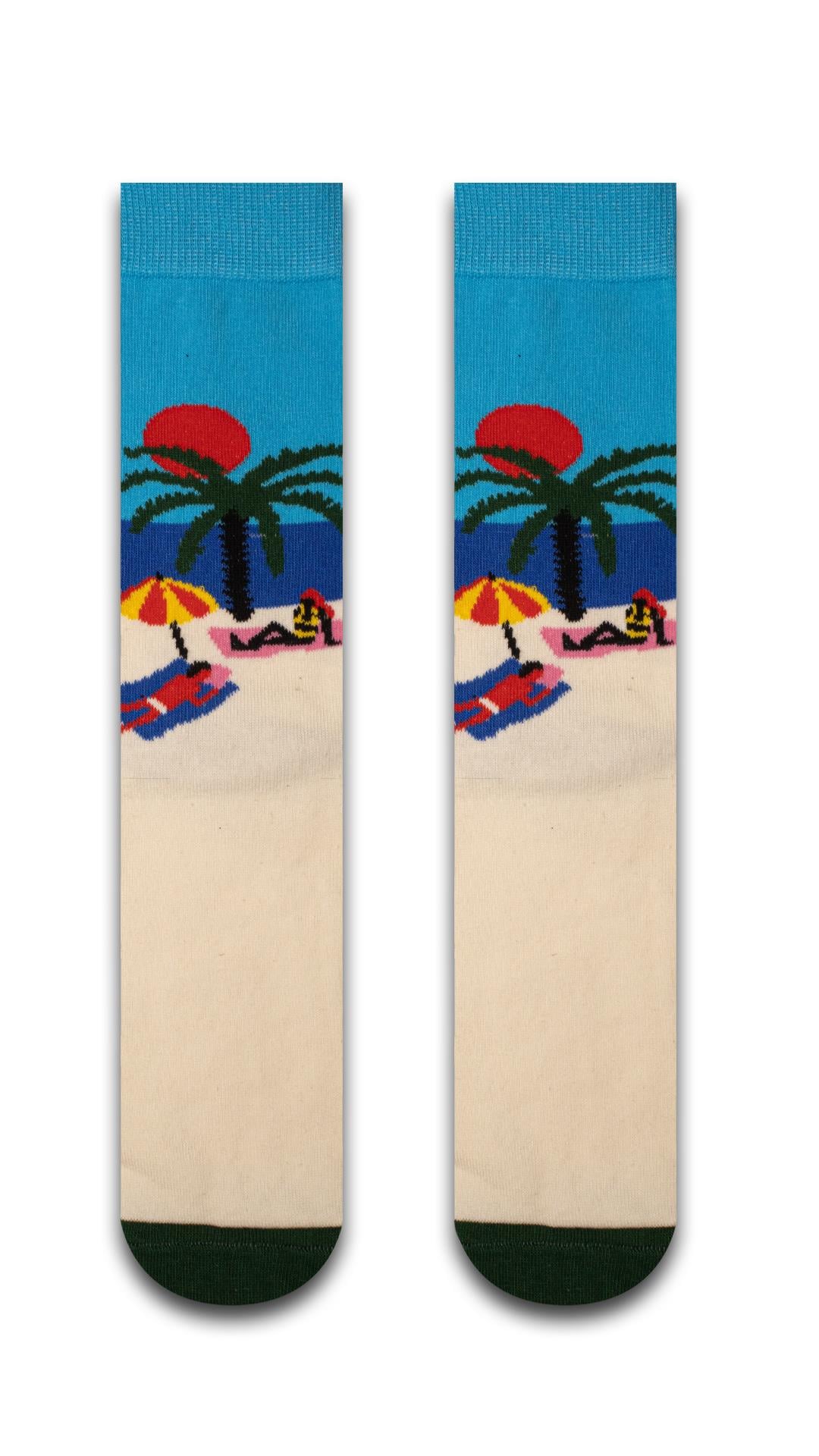 Summer Renkli Unisex Çorap