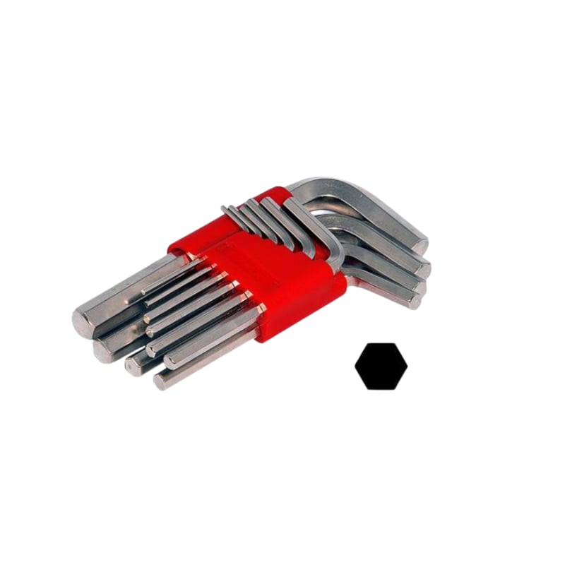 Allen Anahtar Takim Altı Köşe (SAE) (10 Parca)