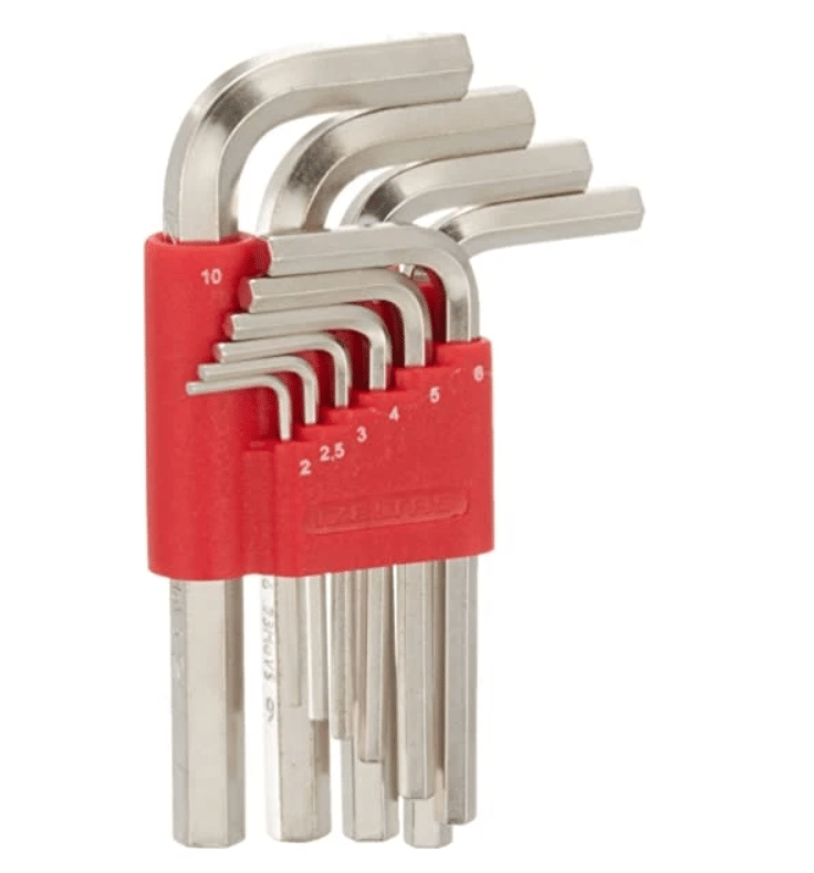 Allen Anahtar Takim Altı Köşe Standart Boy (mm) (10 Parca)