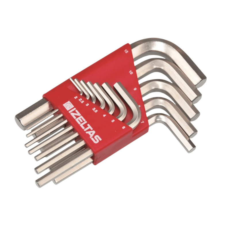 İzeltaş Allen Anahtar Takim Altı Köşe (SAE) (12 Parca)