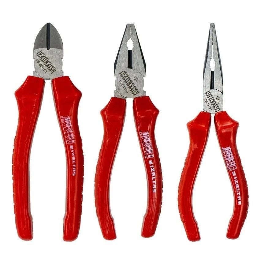 İzeltaş Opak Pense Seti 160mm (3 Parca)