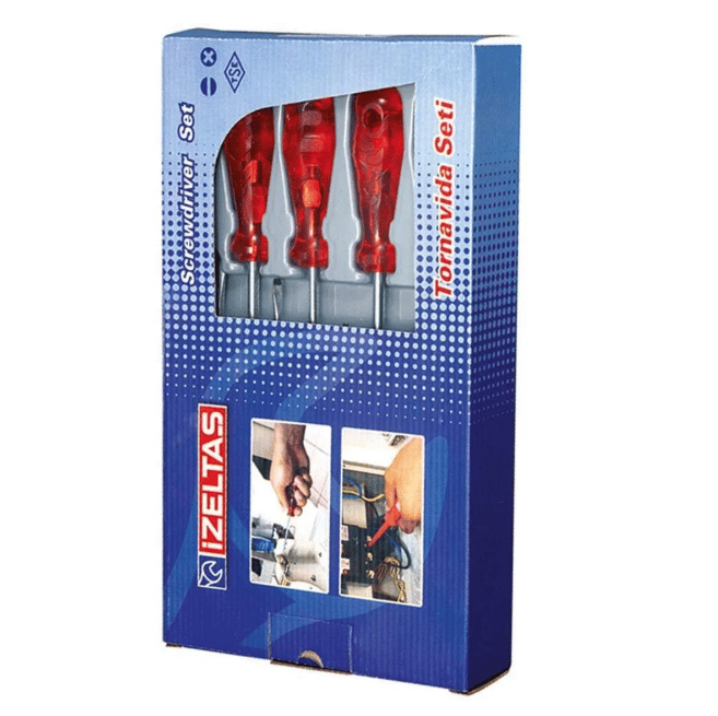 Kraft Seri Yıldız Uclu Tornavida Takımı (6 parca)