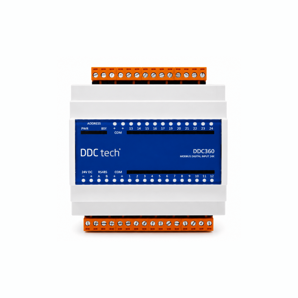 DDCTech 360 RS-485 Modbus I/O Modülü (24 D/I)