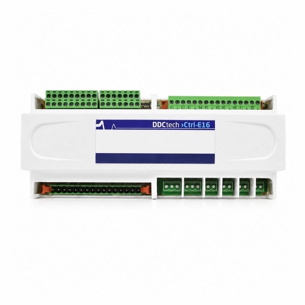 DDCtech CTRL-E21 RS-485 Modbus I/O Ek Genişleme Modülü, 9UI, 2AO, 6DO, 4TR