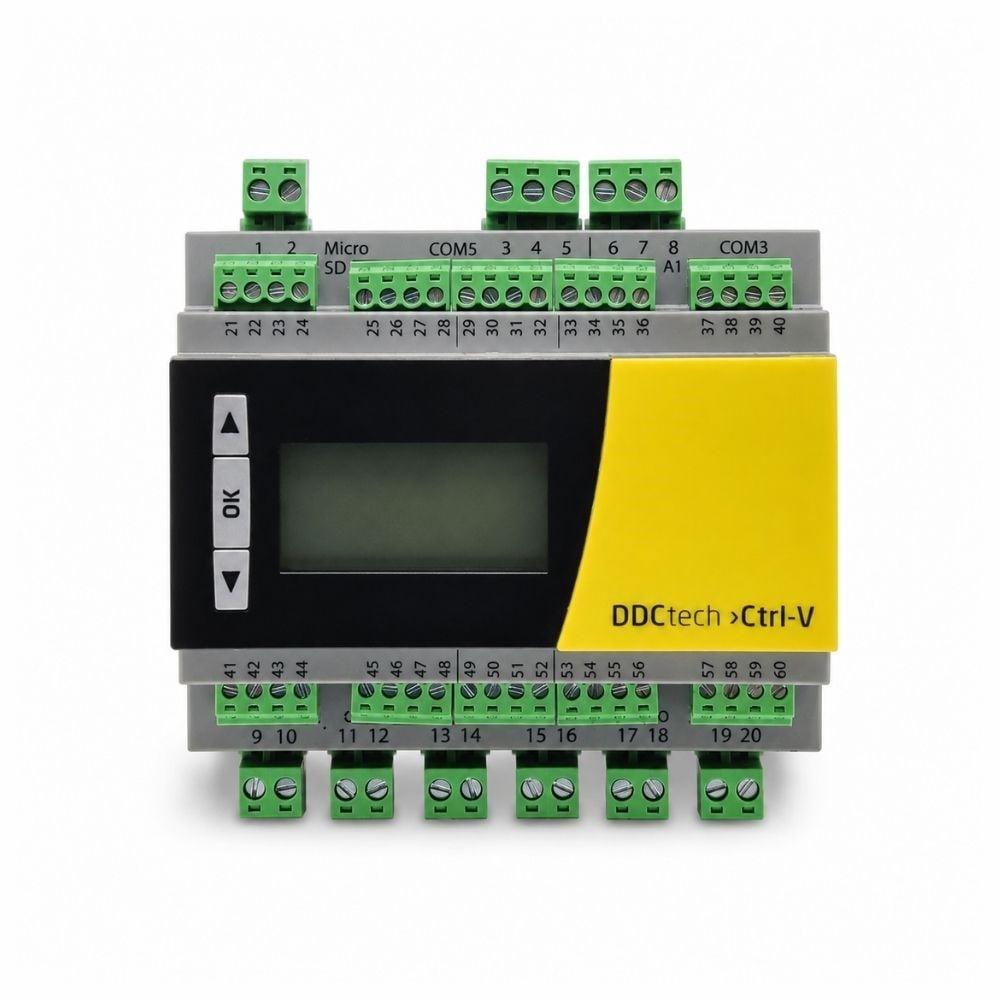 DDCtech CTRL-V-BA Modbus RTU Kontrol Cihazlı, 15UI, 4AO, 6DO