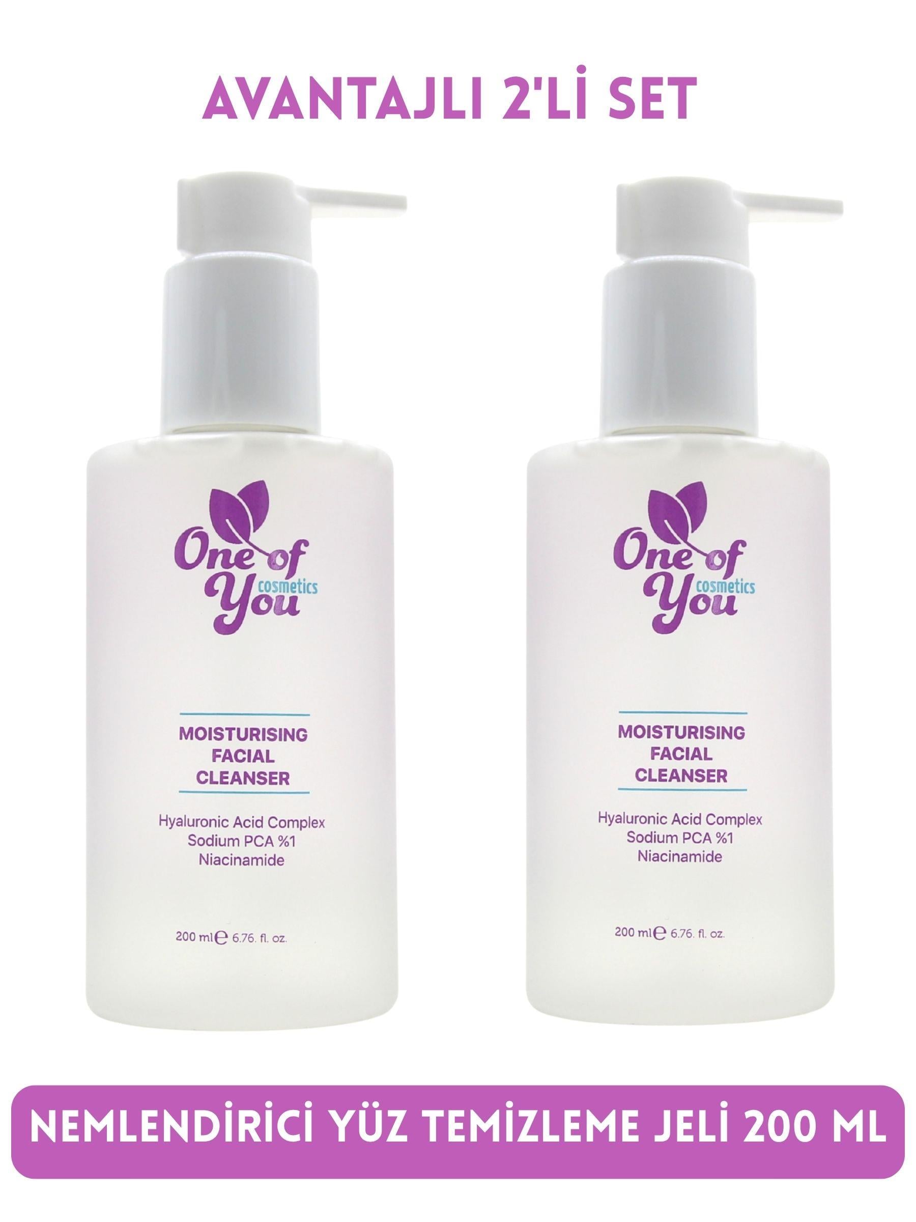MOISTURISING FACIAL CLEANSER 200 ML 2'Lİ SET