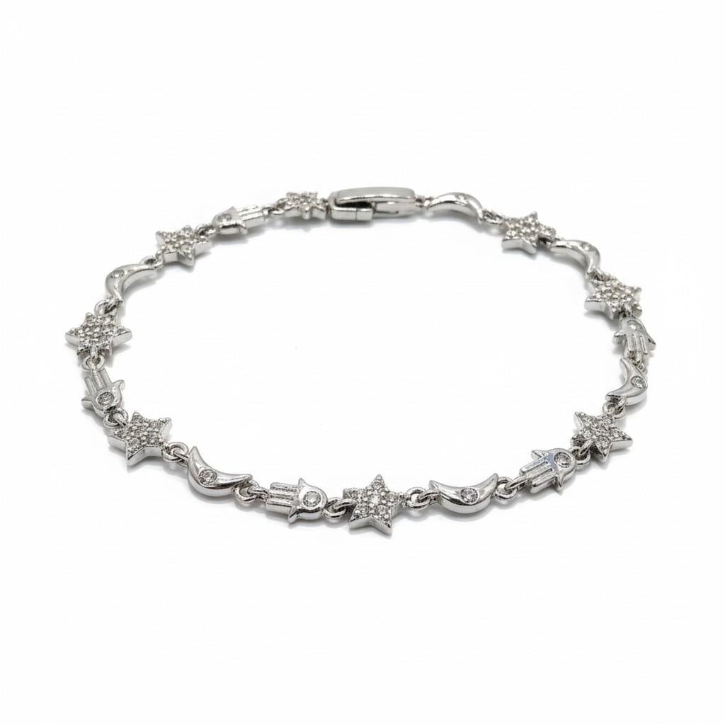 Silver Taşlı Galaksi Bileklik