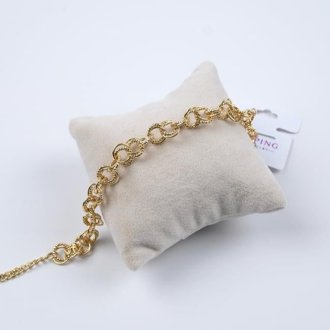 Xuping Gold İç İçe Halka Zincir Bileklik
