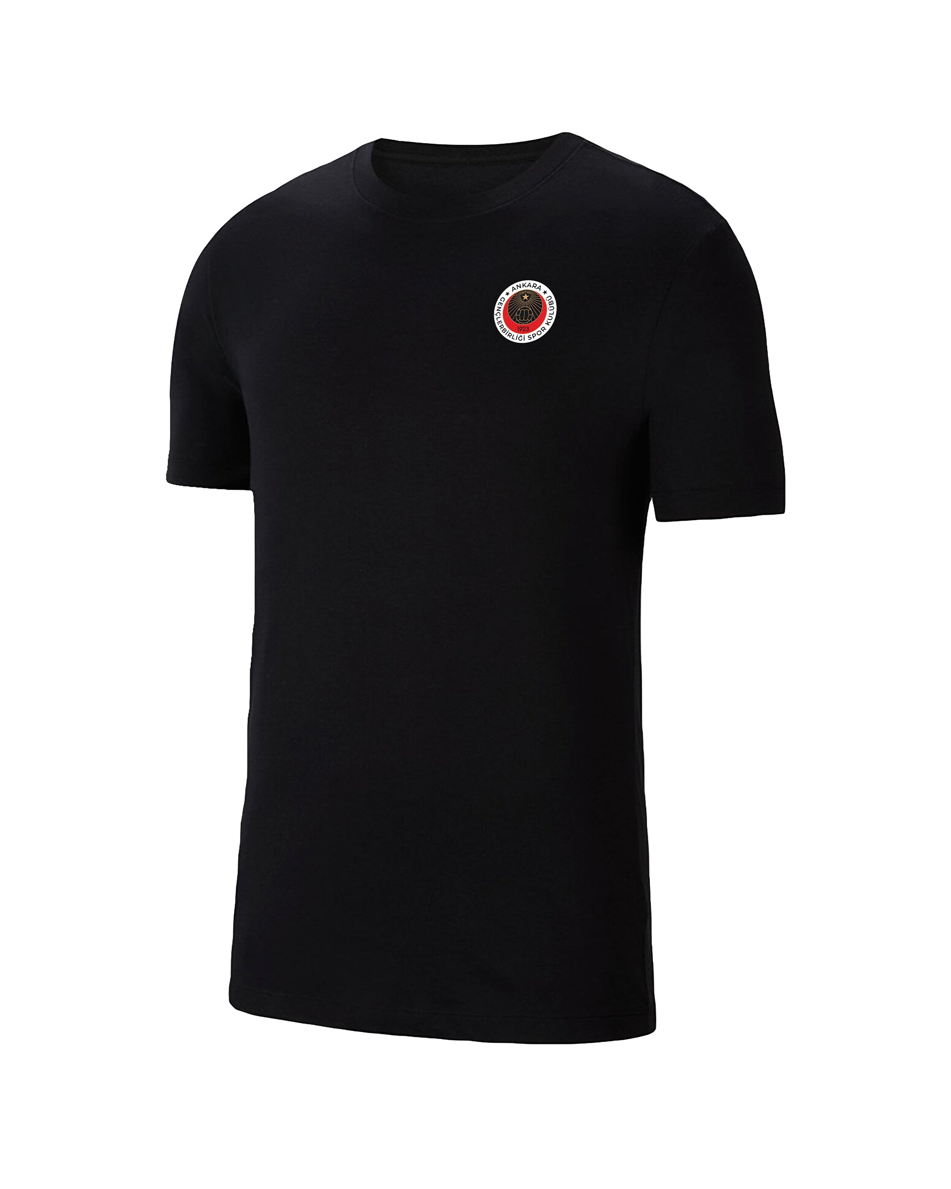 Gençlerbirliğ Siyahi Pamuklu Futbol  T-shirt  