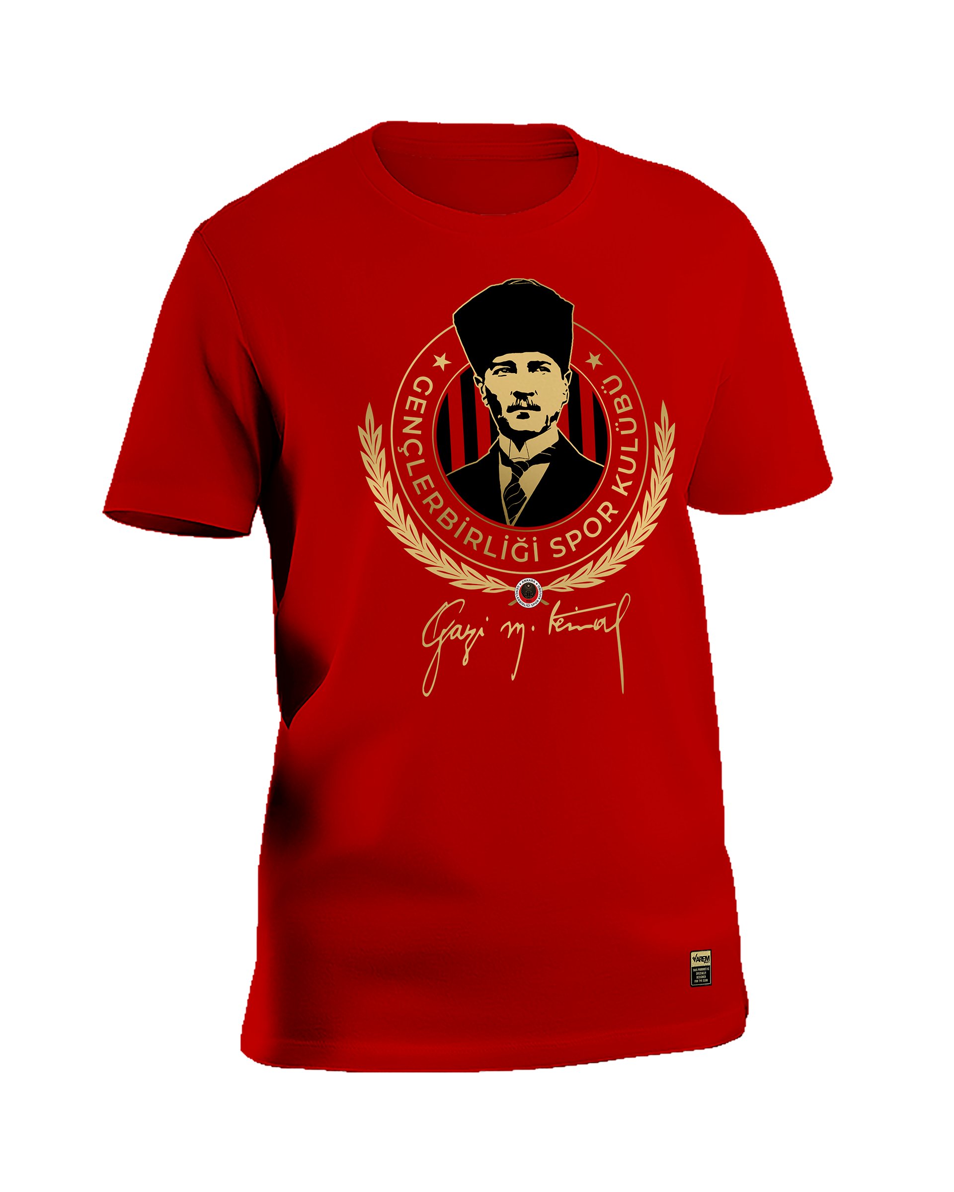 Gençlerbirliği 29 Ekim Atatürk Baskılı Kırmızı T-Shirt