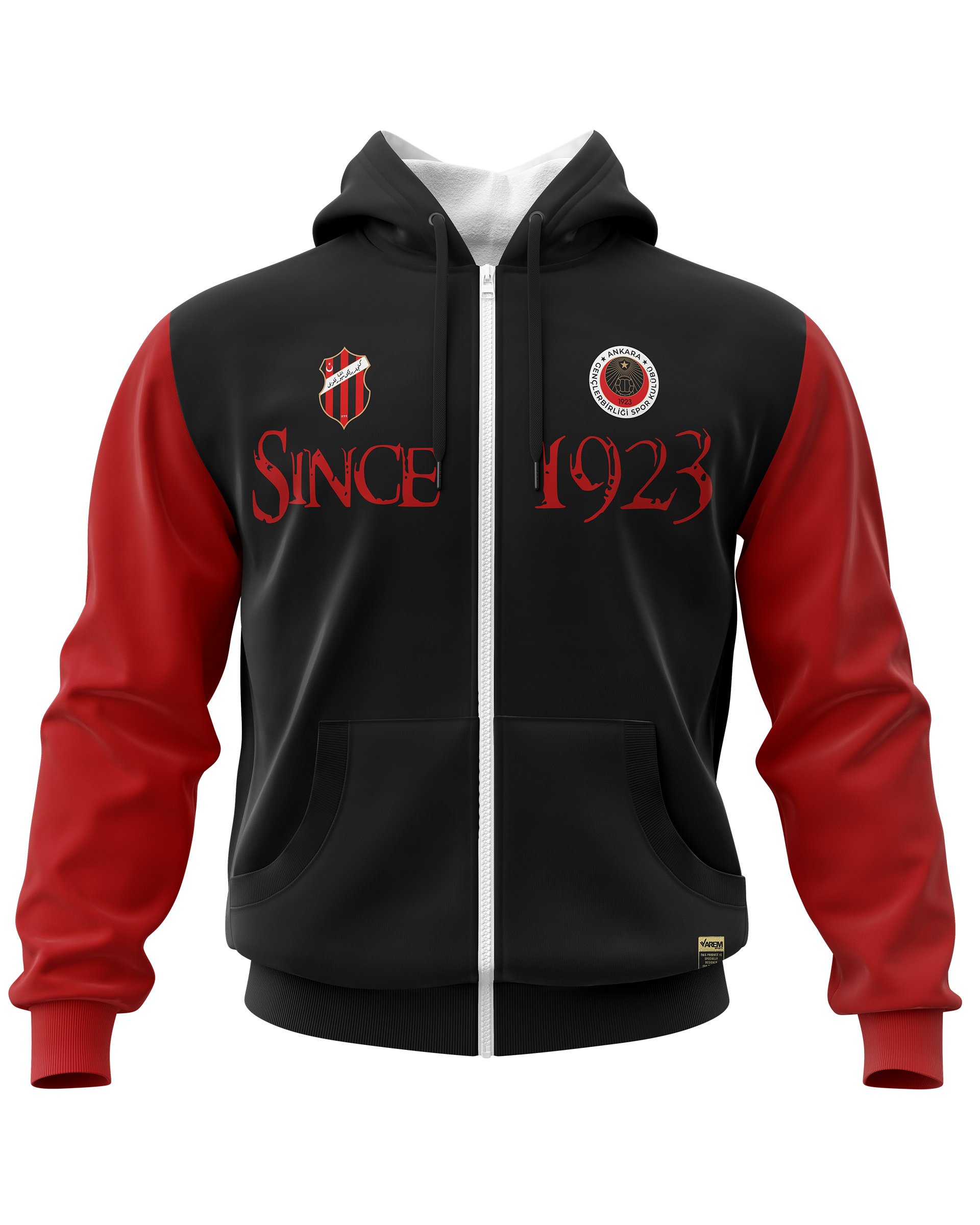 Gençlerbirliği Geçmiş Temalı Fermuarlı Hoodie