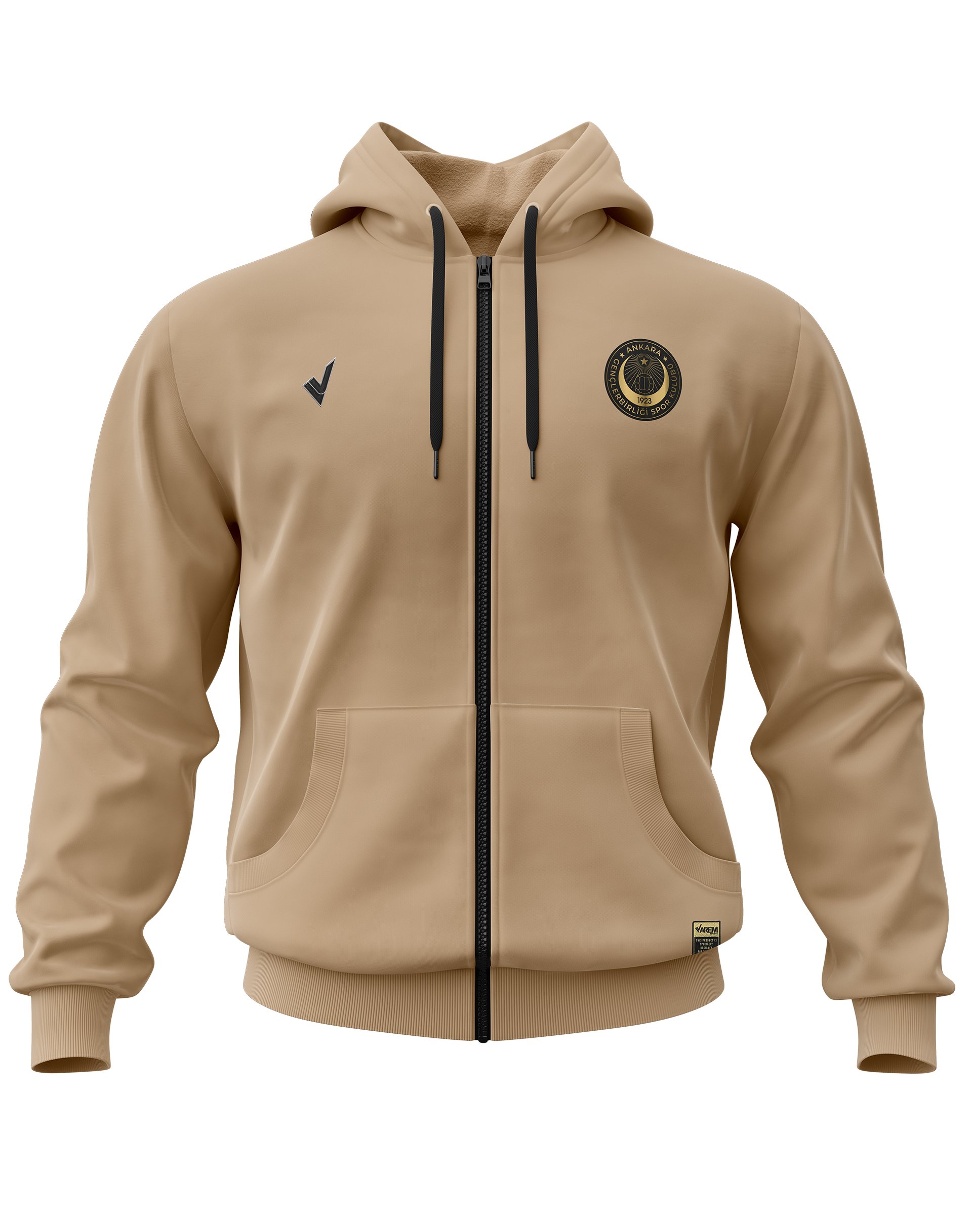 Gençlerbirliği Gold Fermuarlı Hoodie