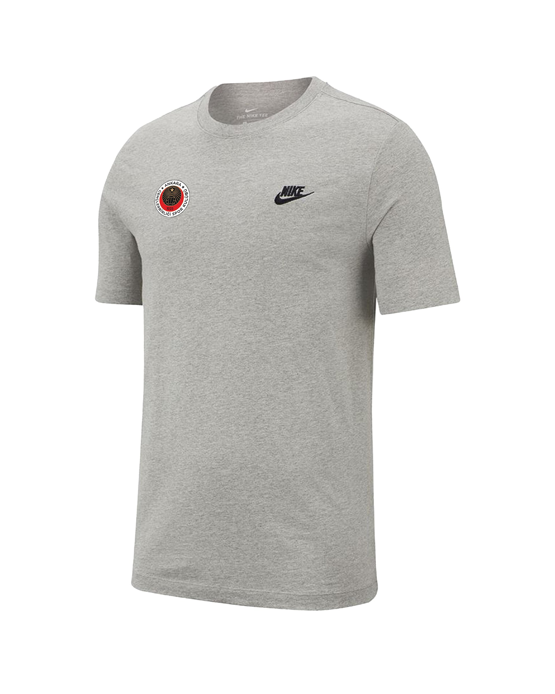 Gençlerbirliği Gri Pamuklu Futbol  T-shirt  