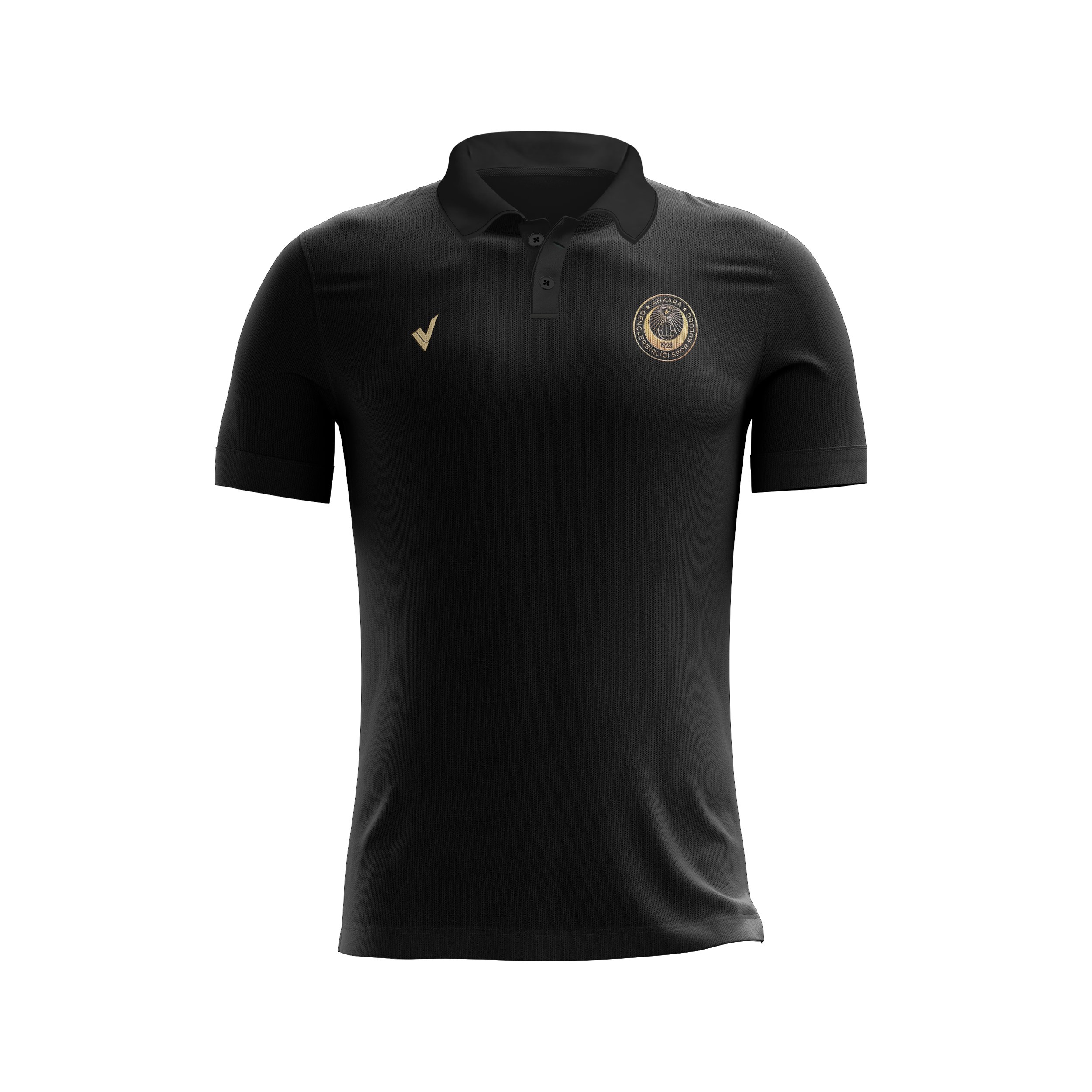 Gençlerbirliği Siyah Polo Yaka Tişört 