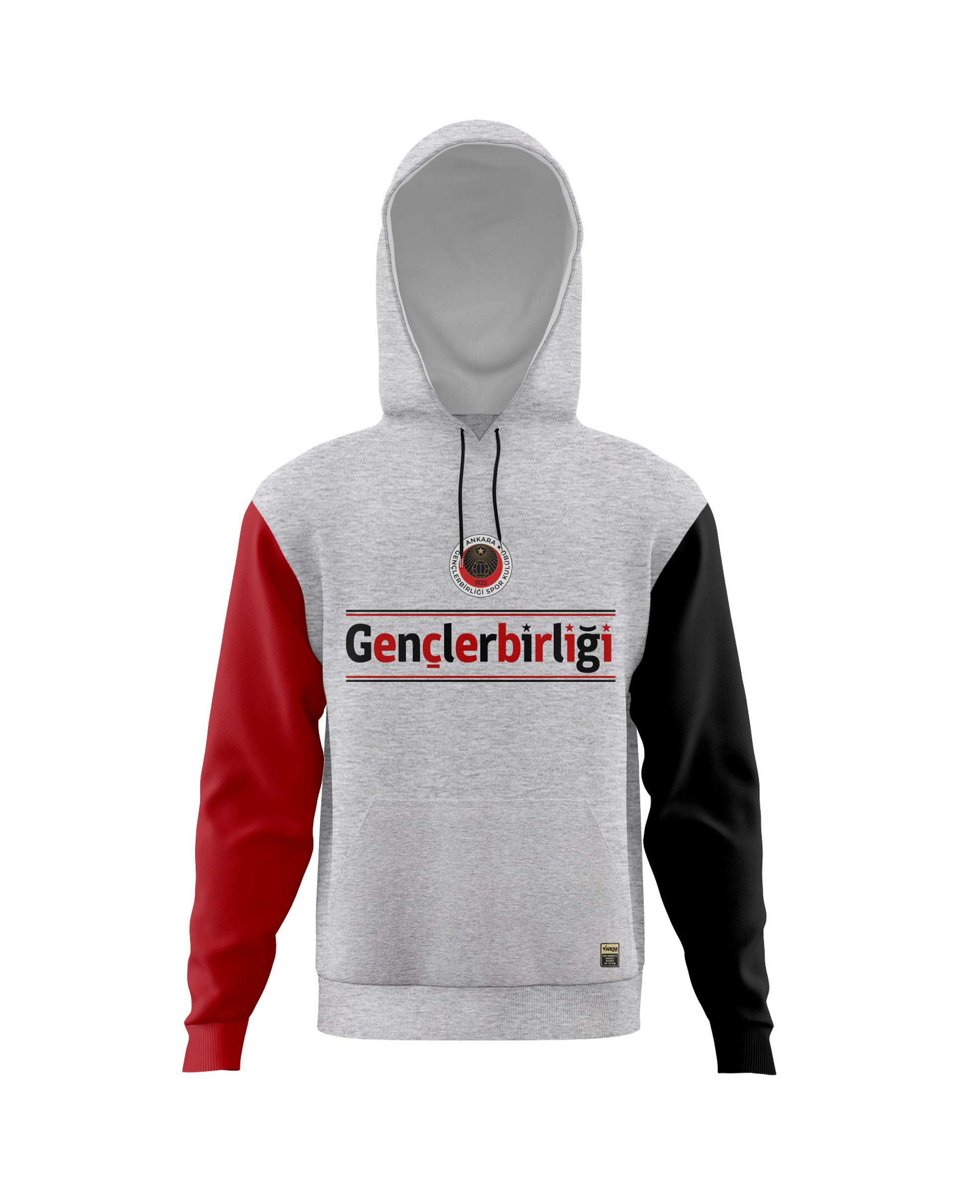 Gençlerbirliği Yazılı Gri Hoodie