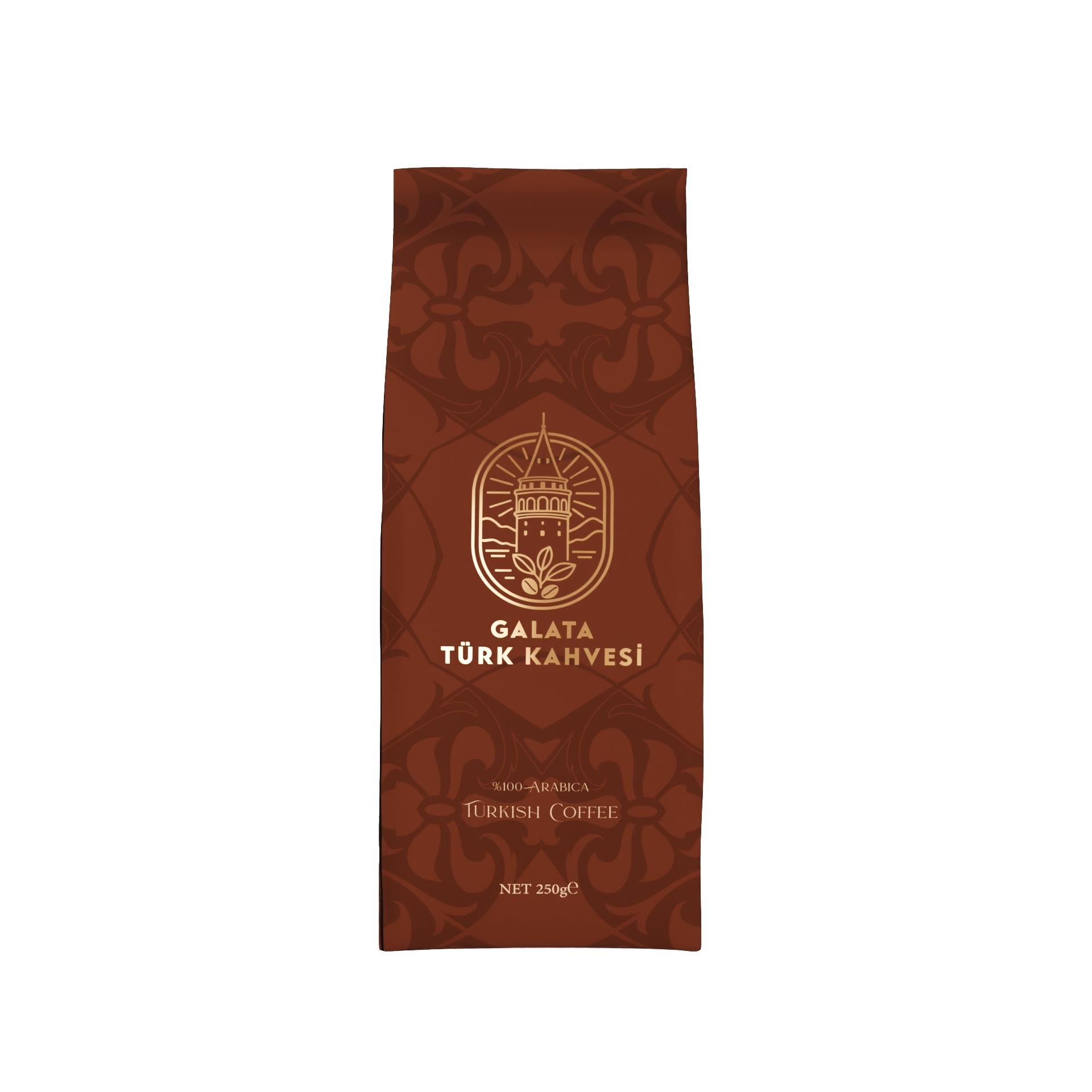 Galata Türk Kahvesi Orta Kavrulmuş Türk Kahvesi Avantaj Paketi, %100 Arabica 2x250 g