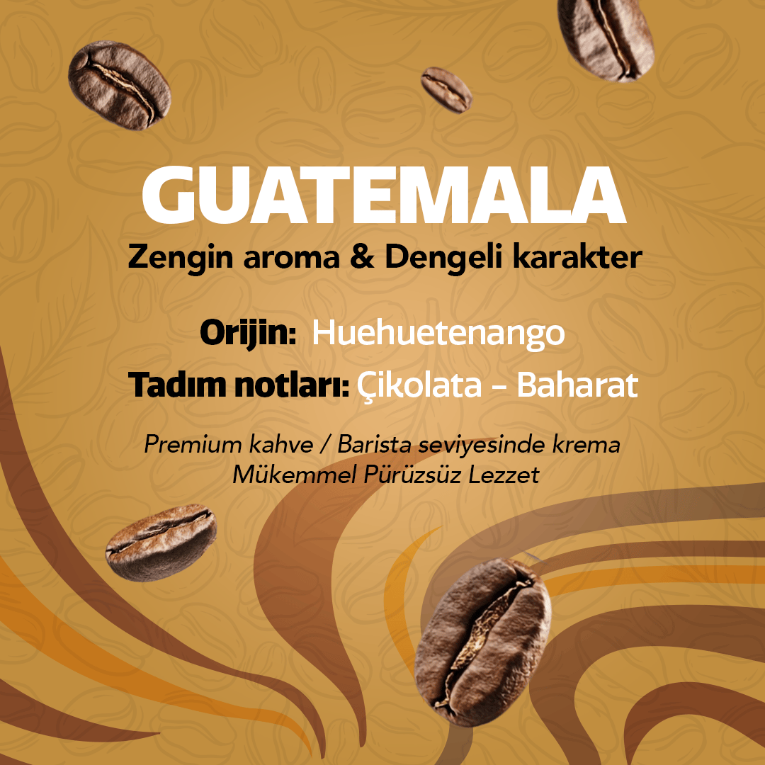 Vianzo Guatemala Huehuetenango Çekirdek Kahve Avantaj Paketi, %100 Arabica 2x250 g