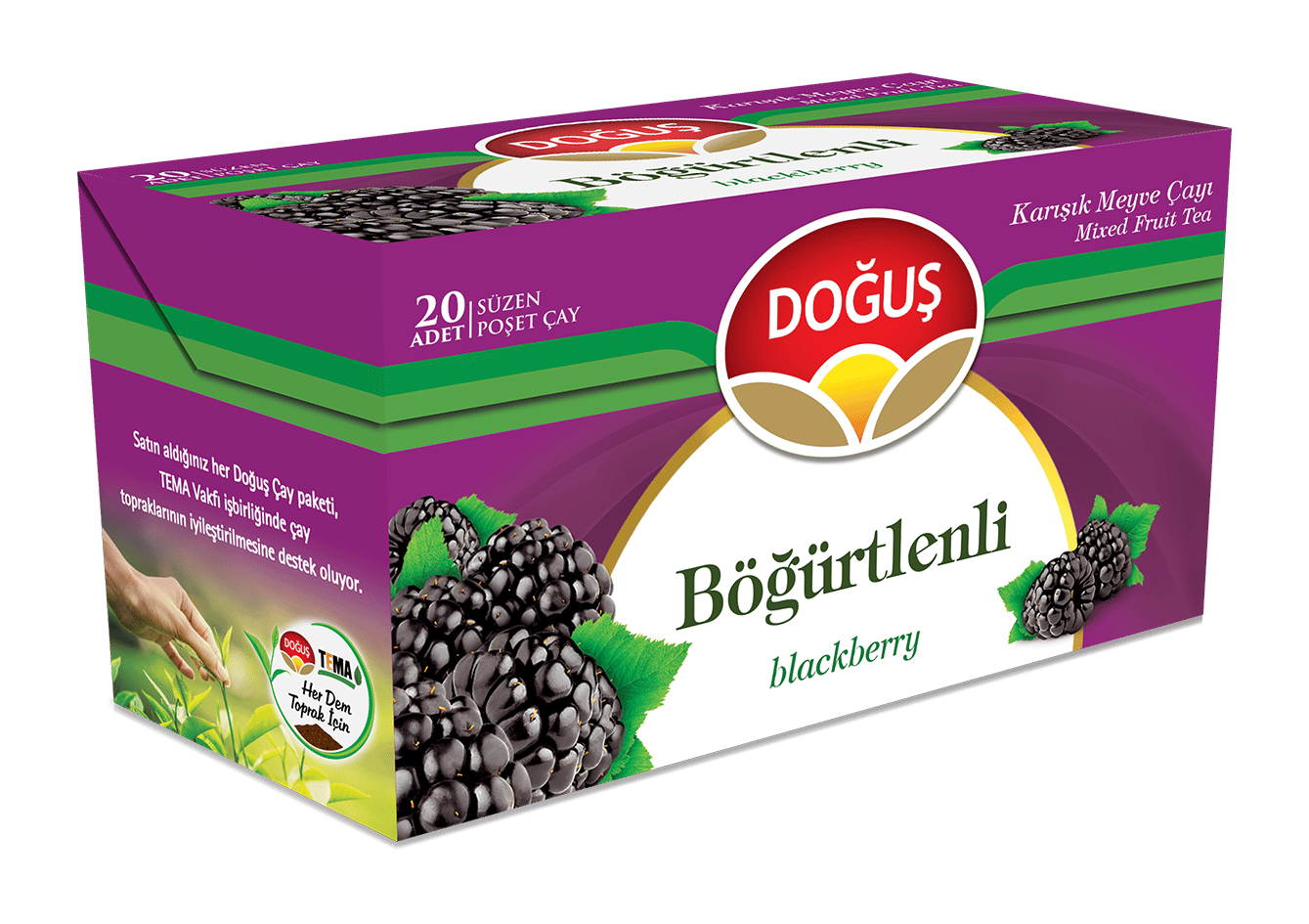 Doğuş Böğürtlen Meyve Çayı 20X2Gr 12Li