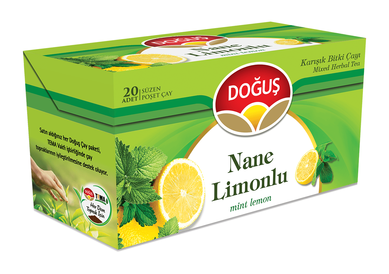Doğuş Nane Limon Süzen Poşet 20X2Gr 12Li