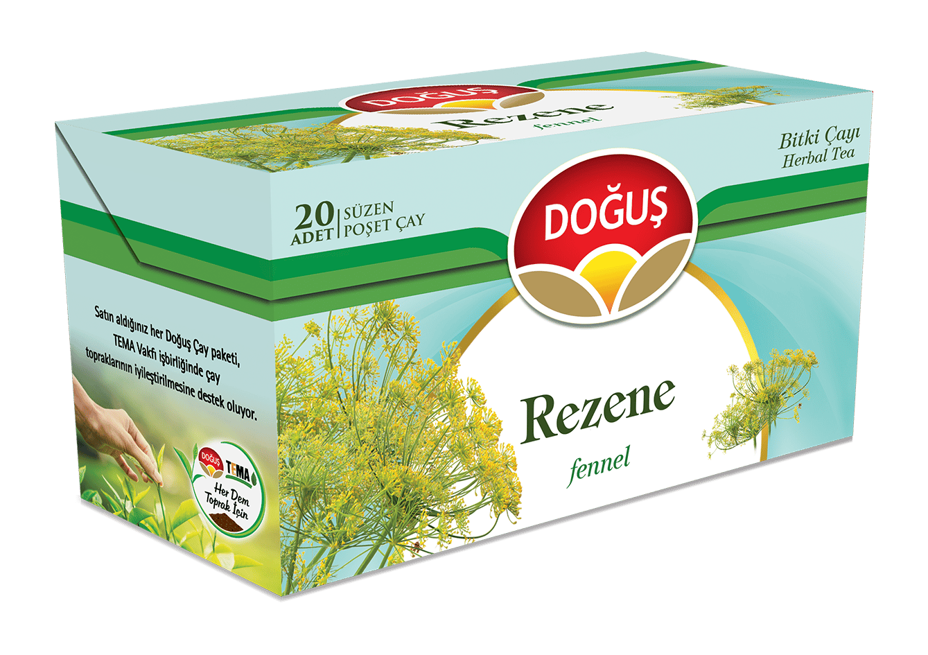 Doğuş Rezene Bitki Çayı Süzen Poşet 20X2Gr 12Li