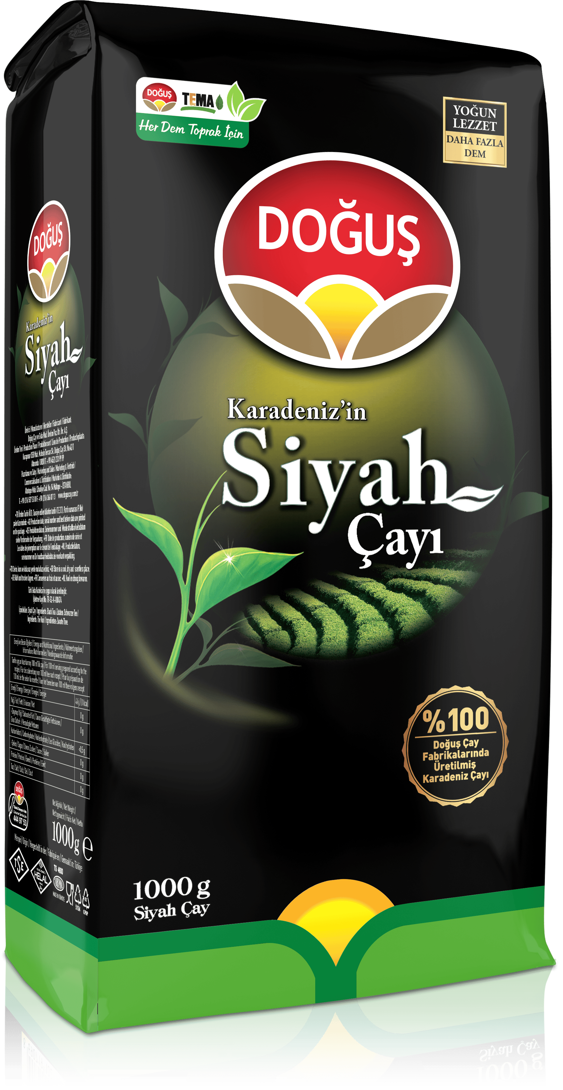 DOĞUŞ SİYAH ÇAY 1 KG*12