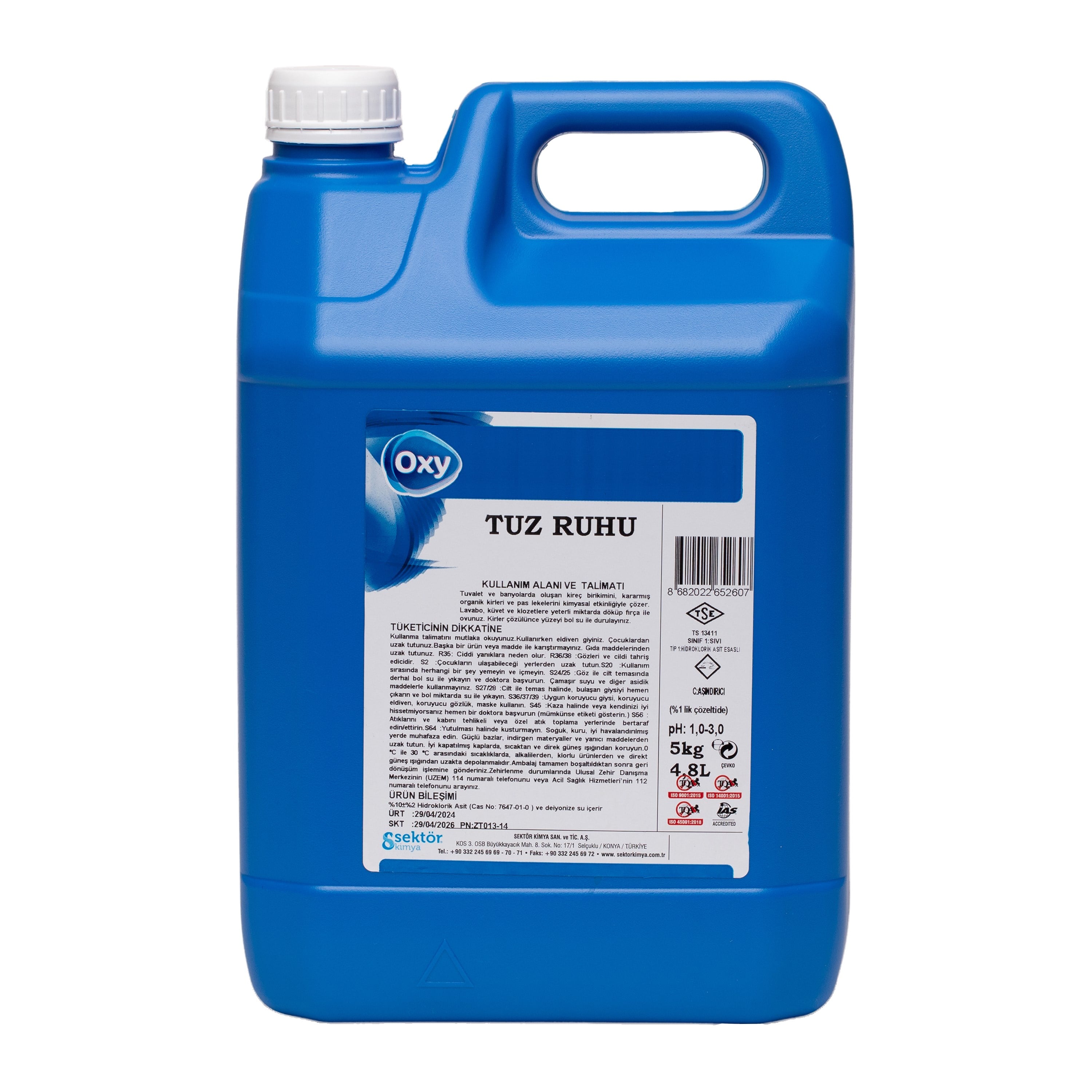 Oxy Tuz Ruhu 5 Kg
