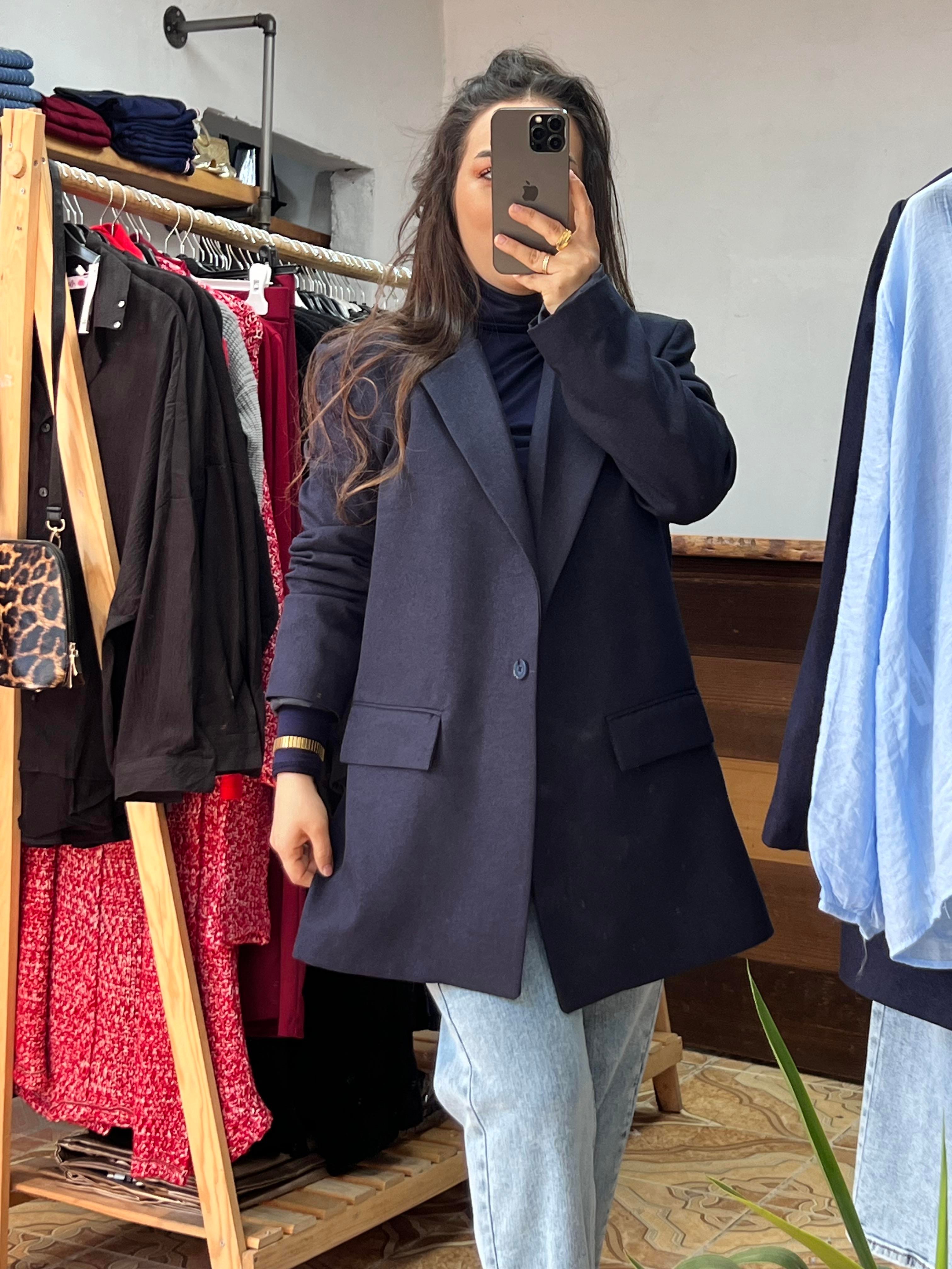 LACİVERT BLAZER CEKET