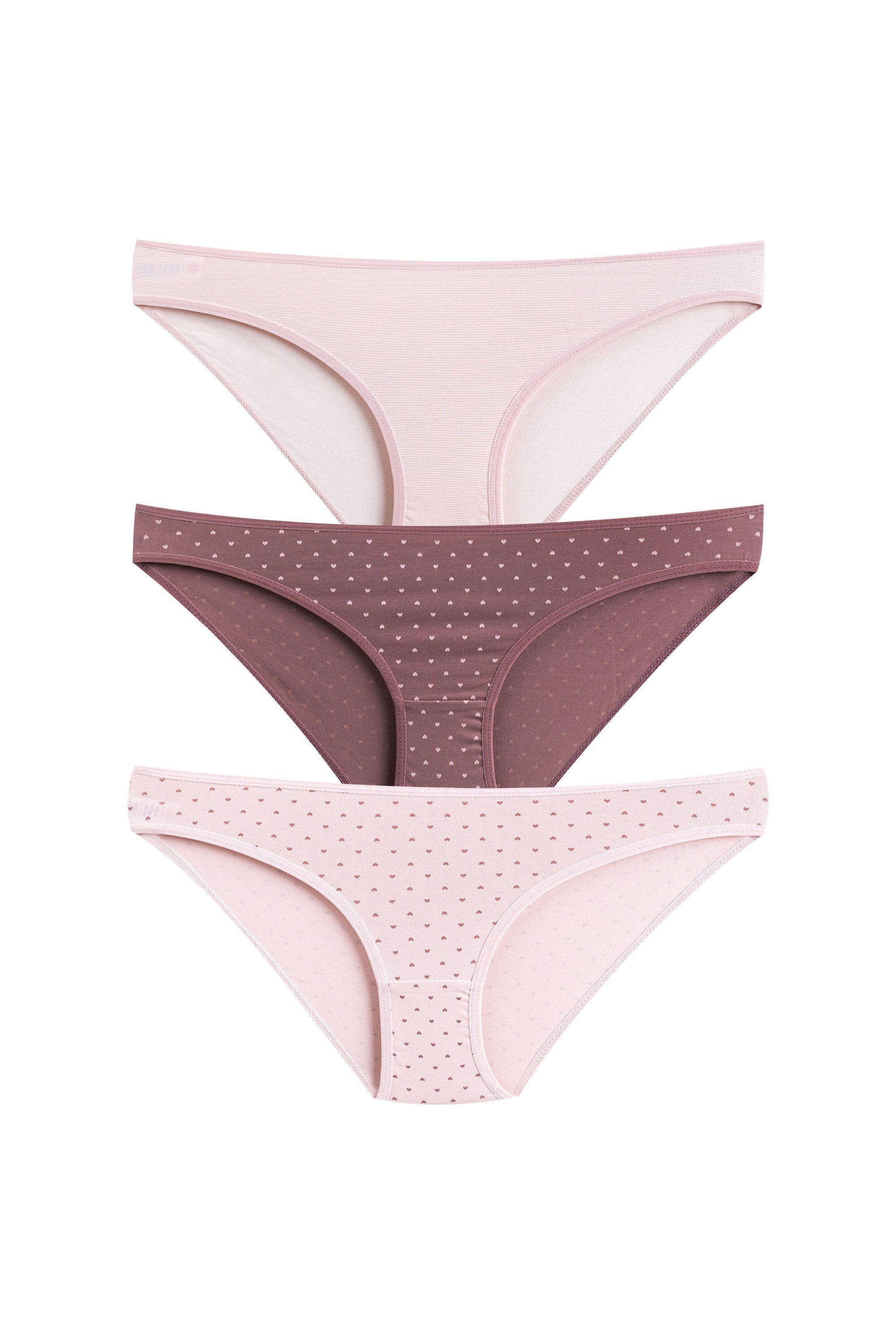 WOMEN'S UNDERWEAR 3-piece BIKINI BRIEFS