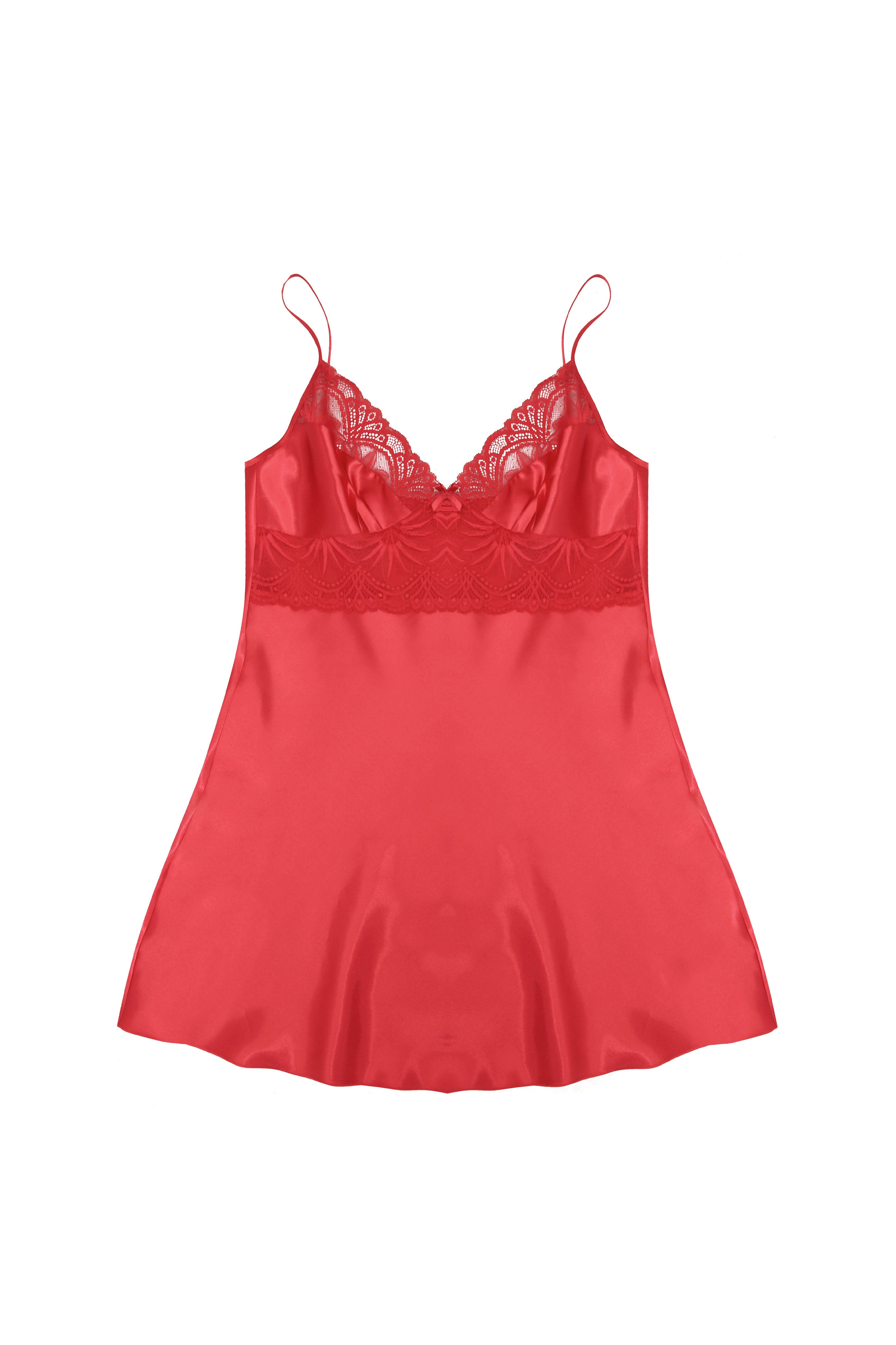WOMEN'S SATIN TUNIC - STRAPLESS