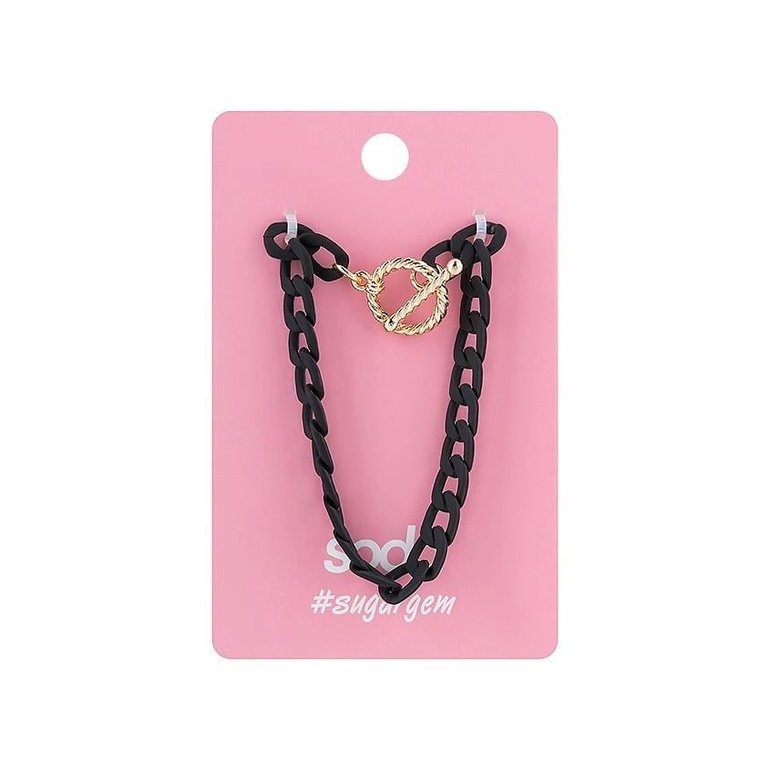 BLACK CHAIN ​​bracelet  sugargem