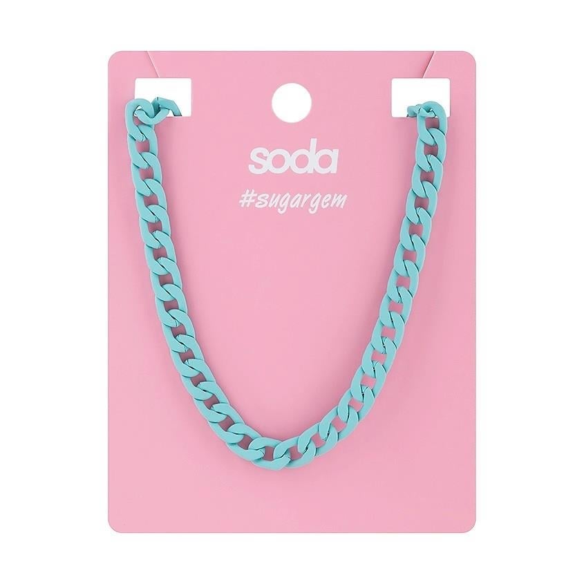 BLUE CHAIN ​​necklace  sugargem