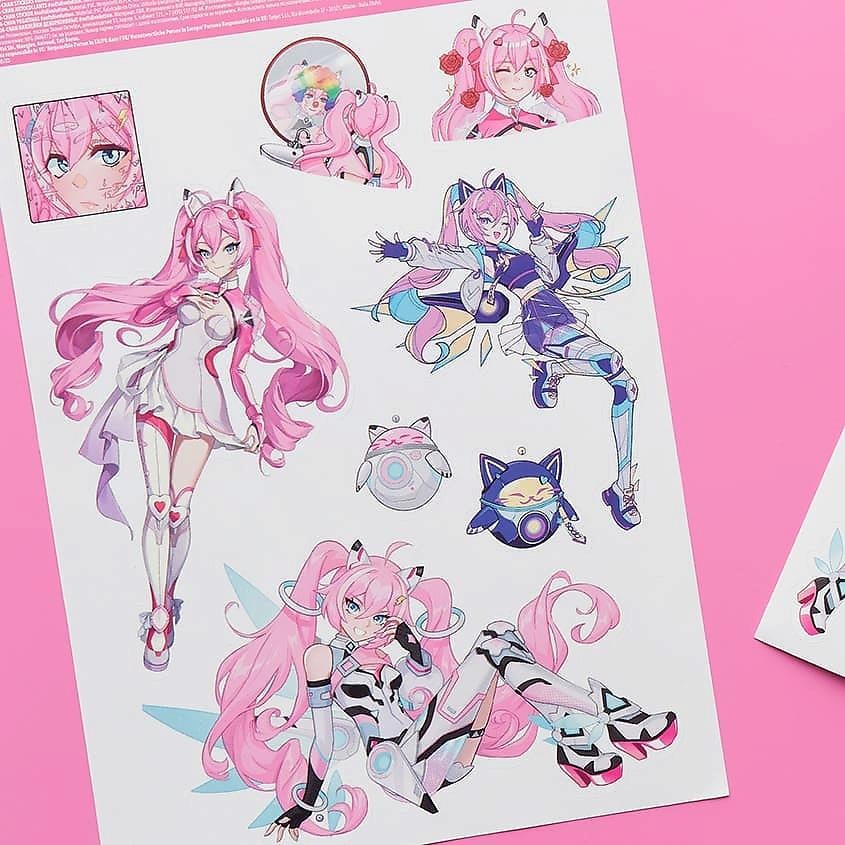 Decorative stickers SODA-CHAN  softdivalution