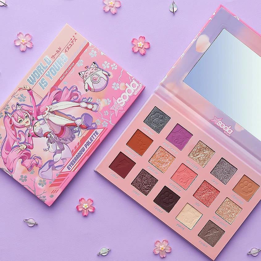 Eyeshadow palette WORLD IS YOURS  softdivalution 21g